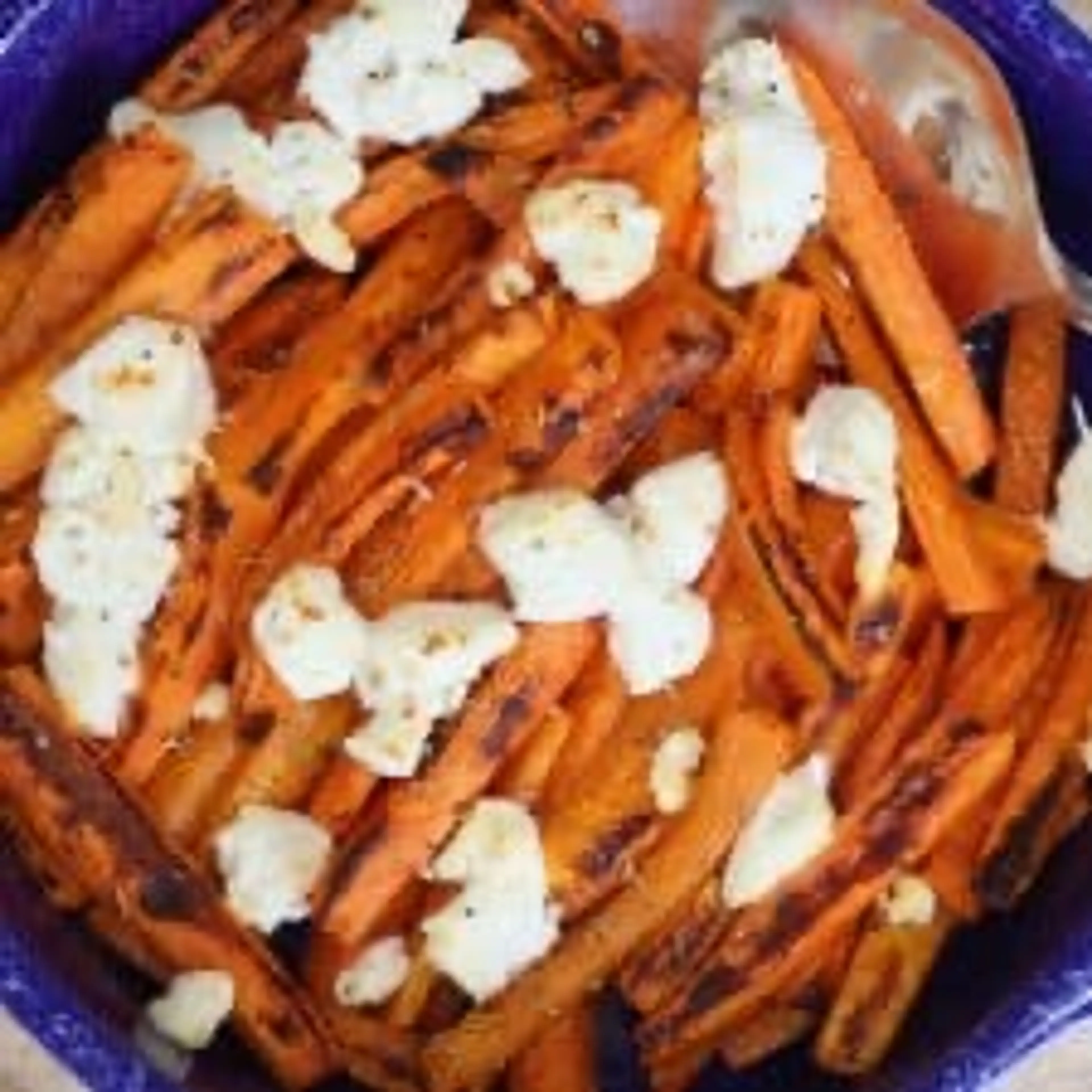 Roasted Carrots with Goat Cheese & Herbs de Provence