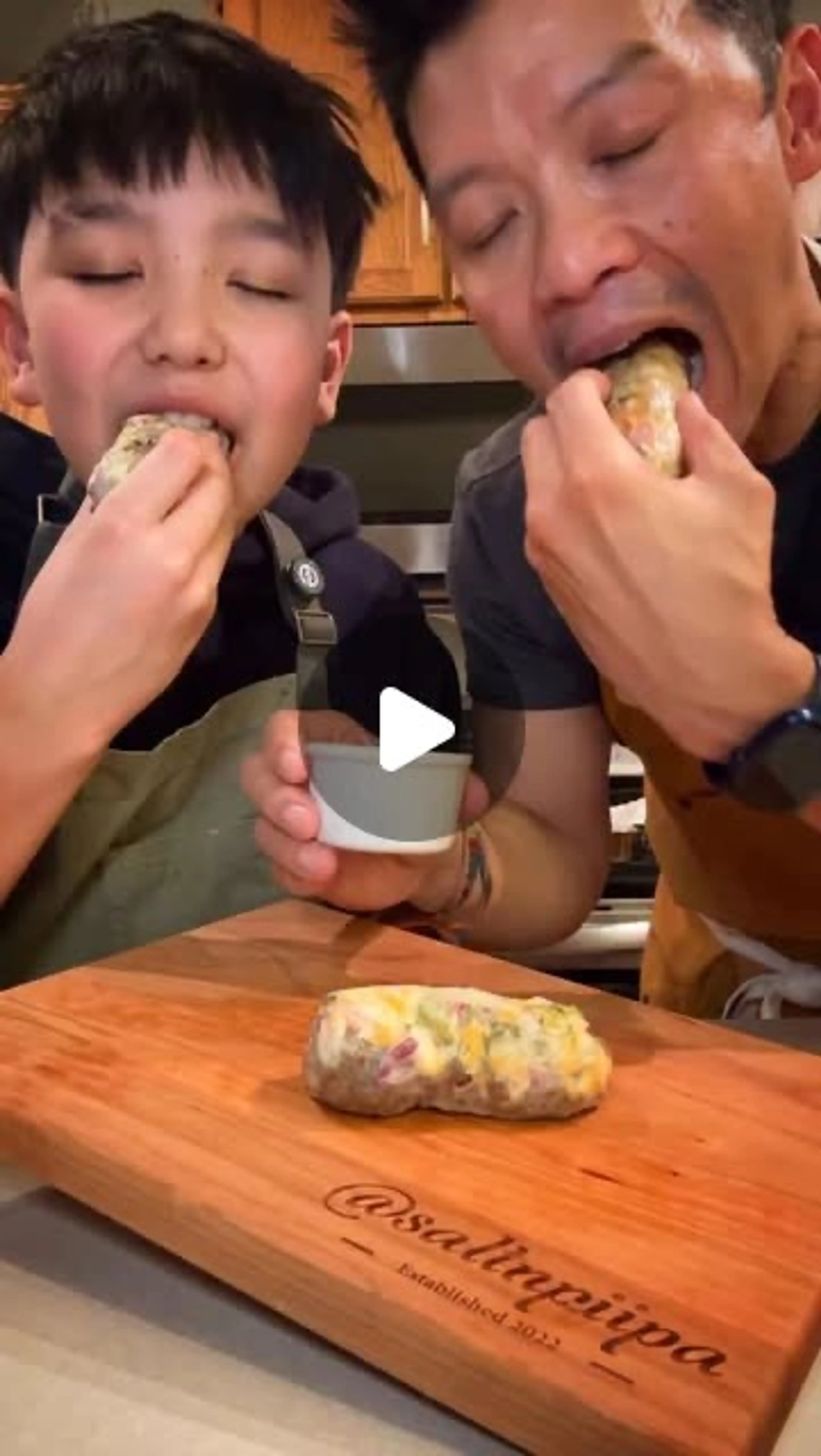 Cheeseburger Rice Paper Rolls #ricepaper #cheeseburger #dinn