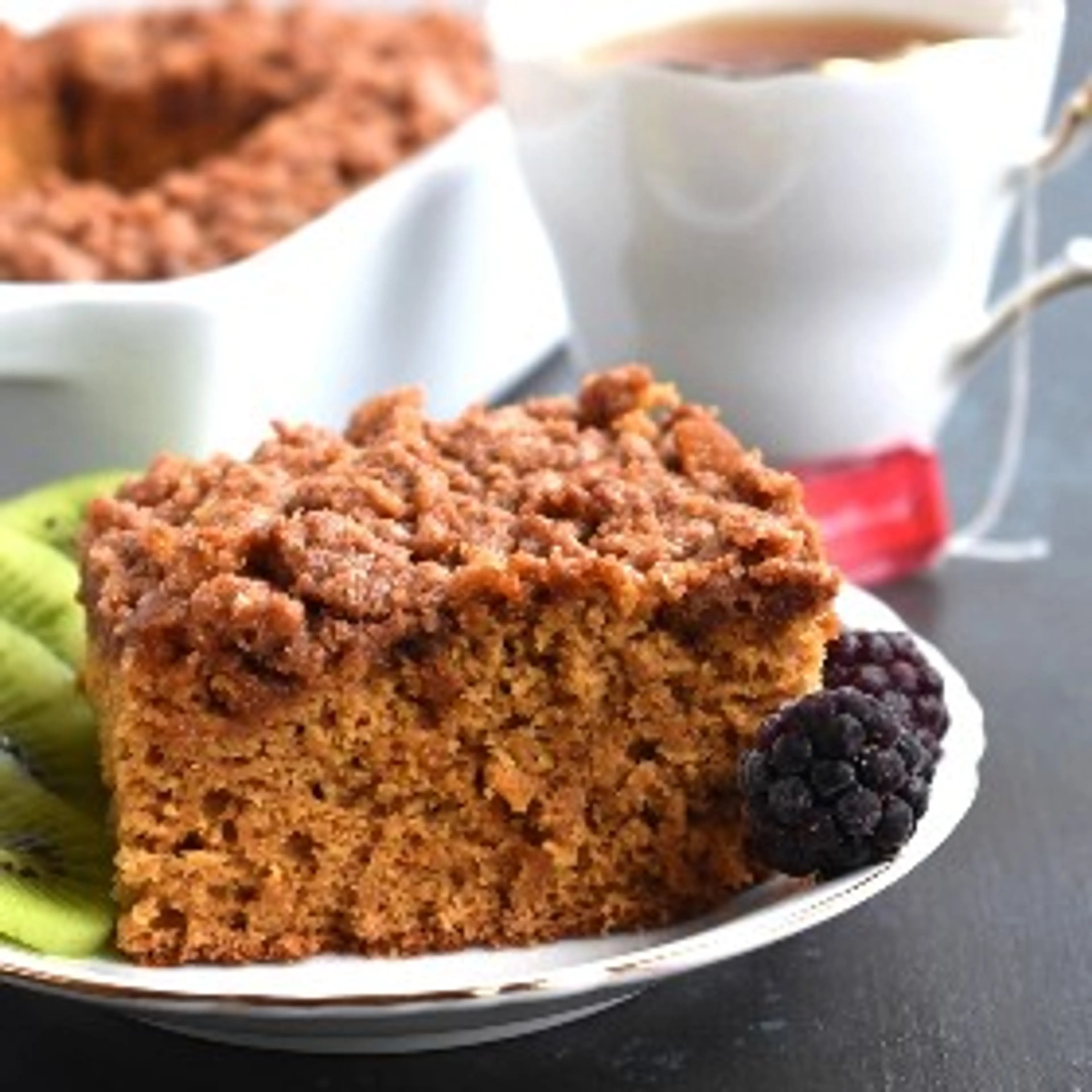 Whole-Wheat Cinnamon Steusel Coffee Cake