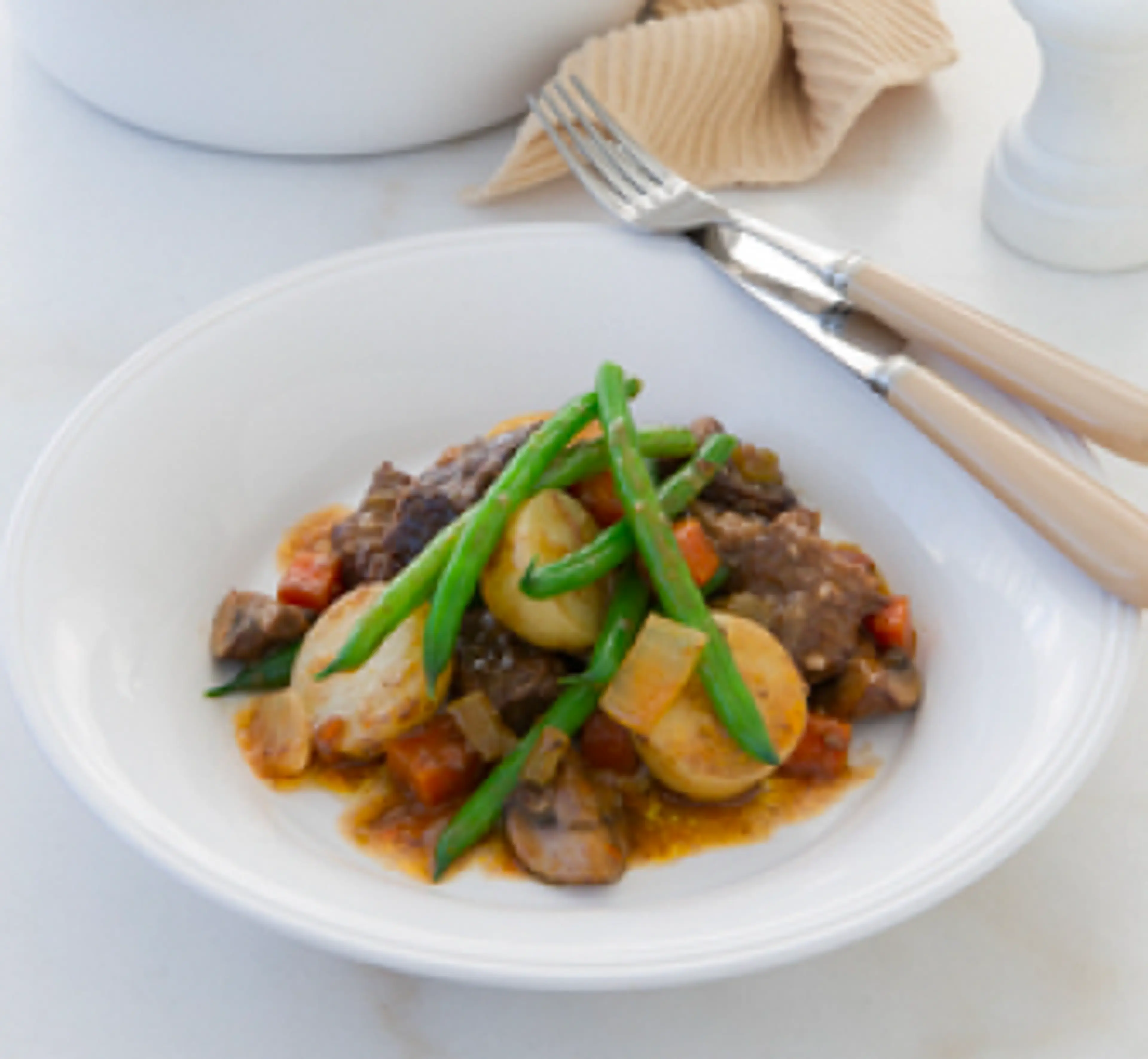 Beef and red wine stew