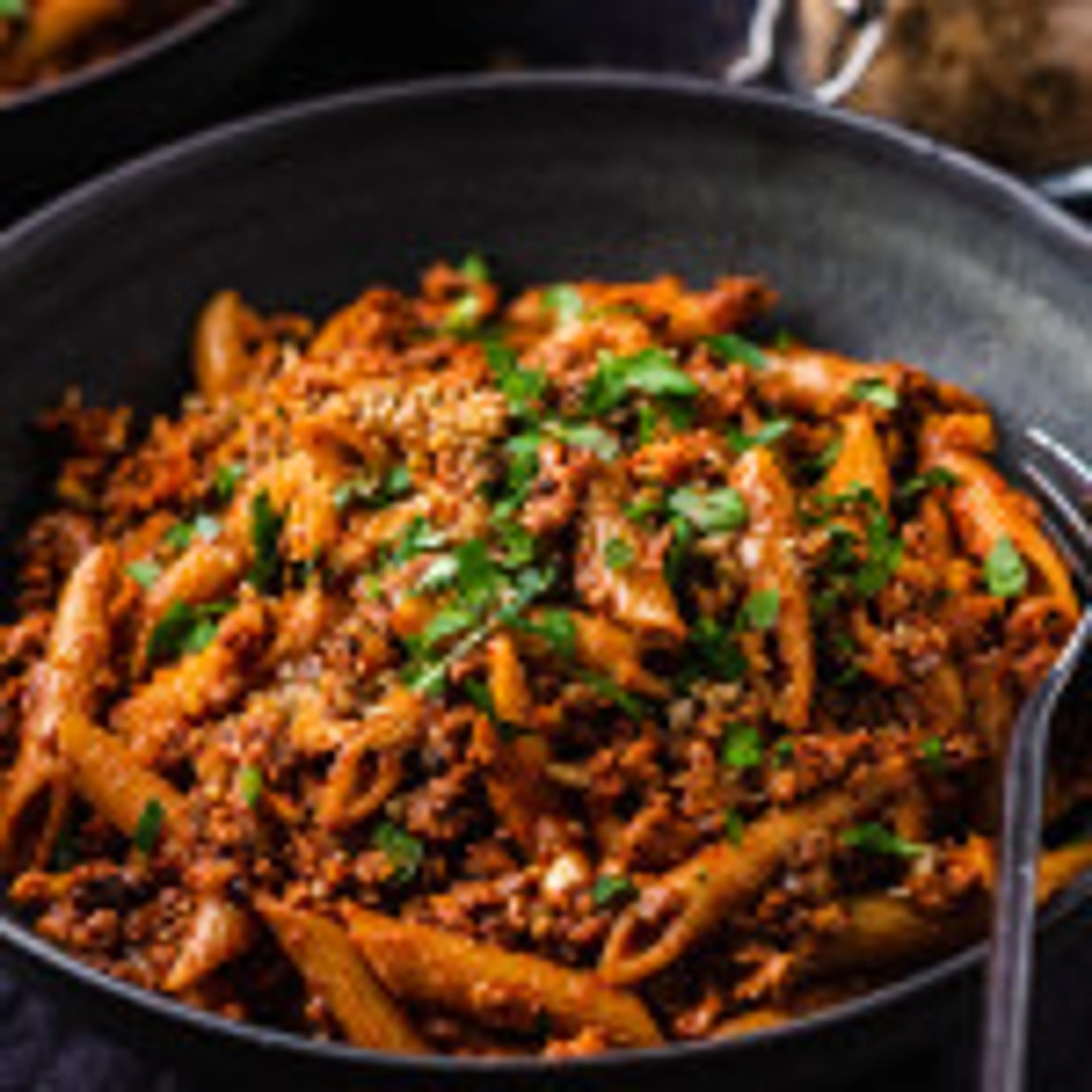 Vegan bolognese (easy, protein-rich)