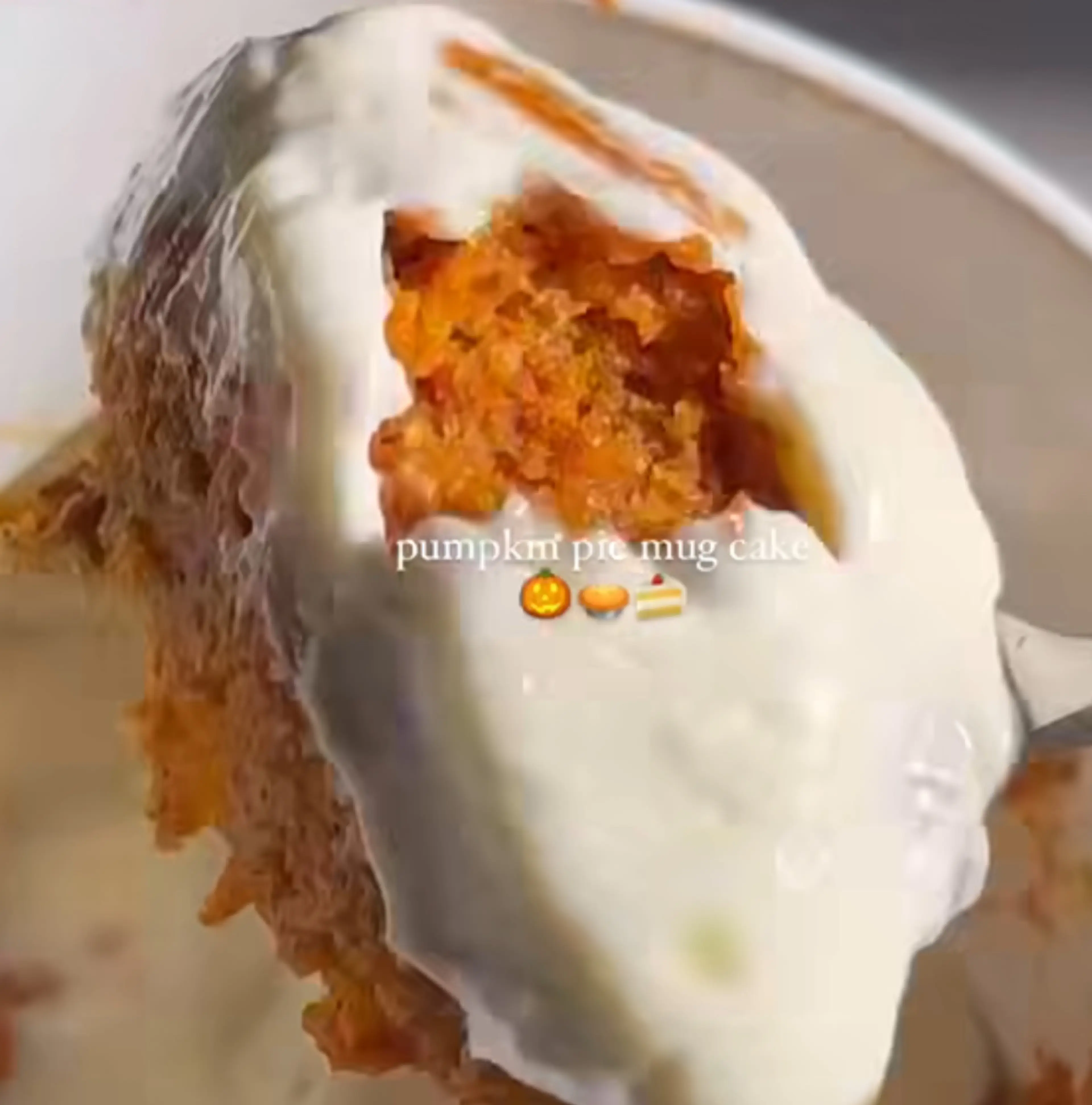 Pumpkin Pie Mug Cake