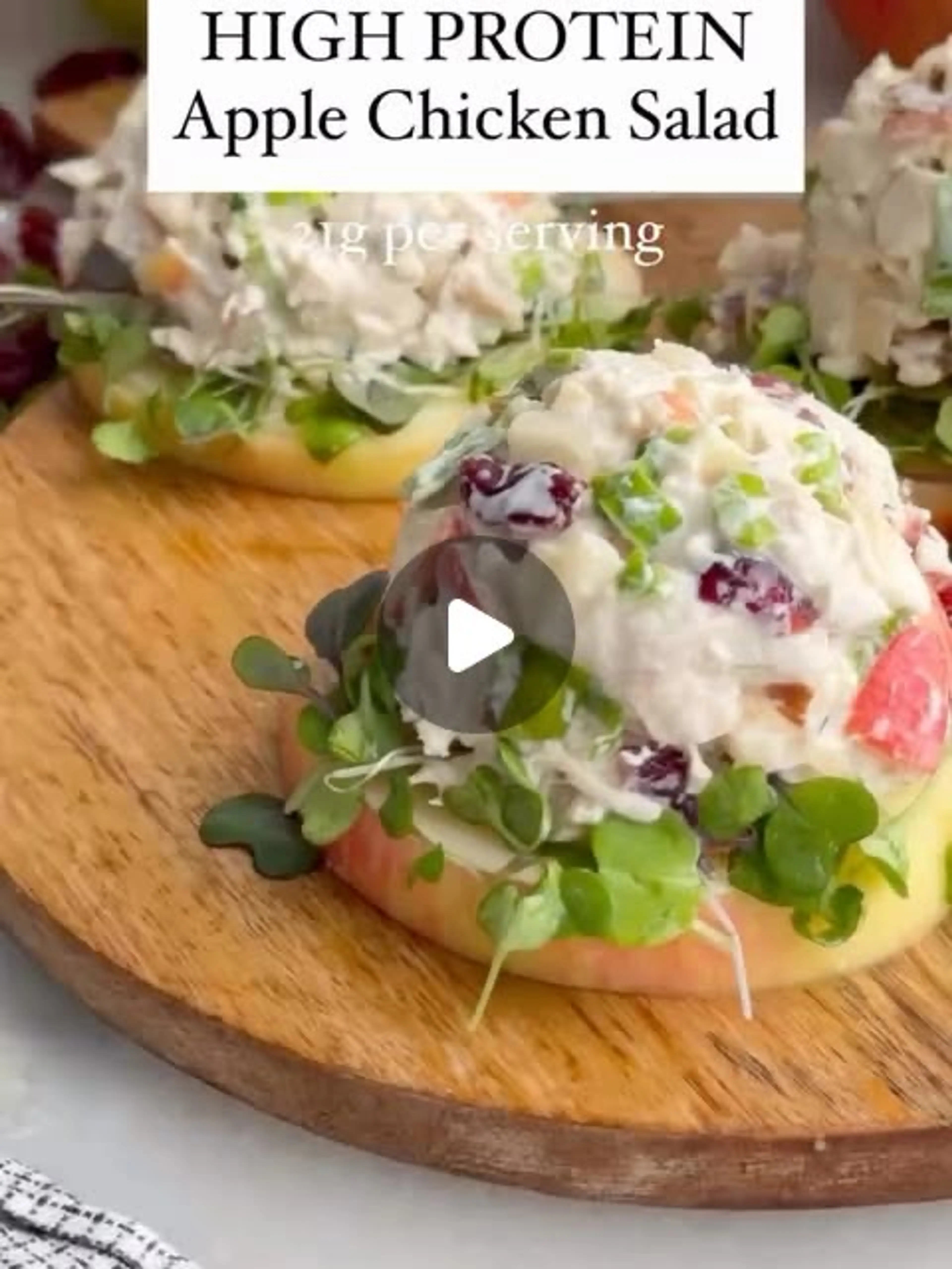 High-protein Apple Chicken Salad