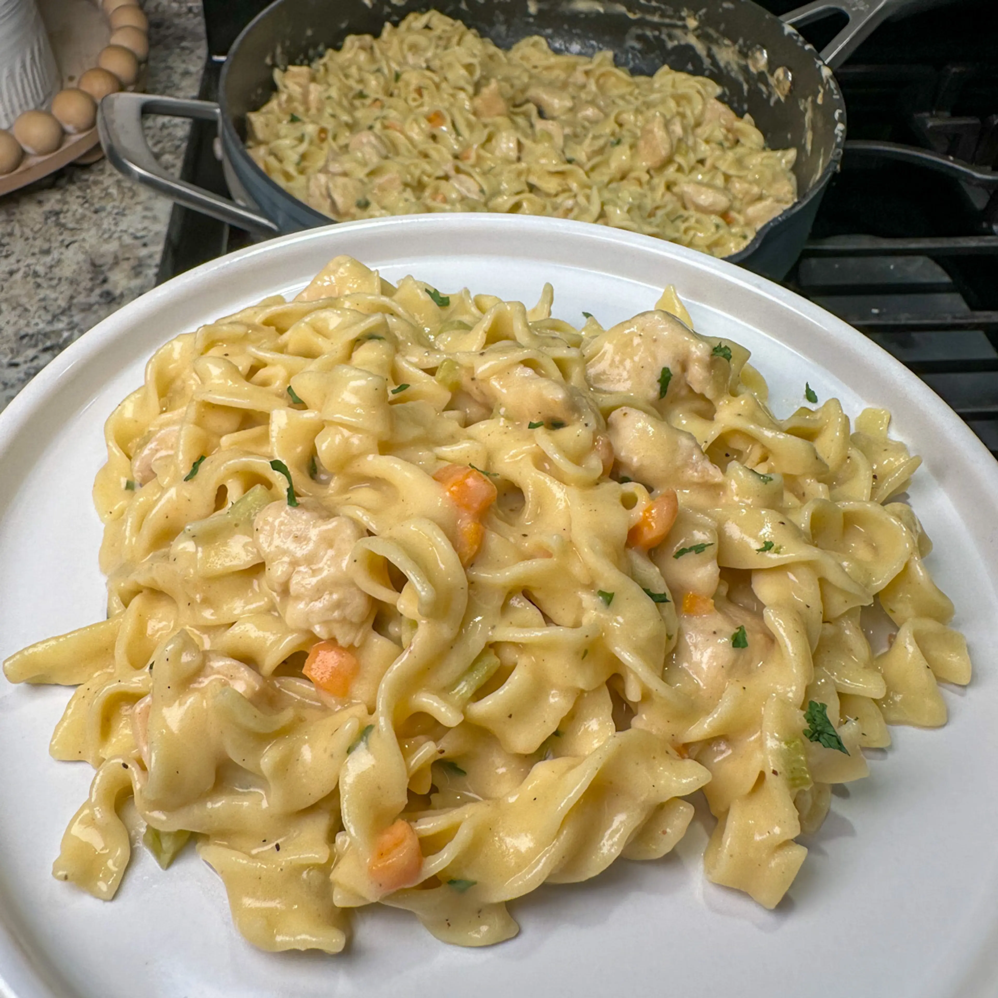 Creamy Chicken and Noodles