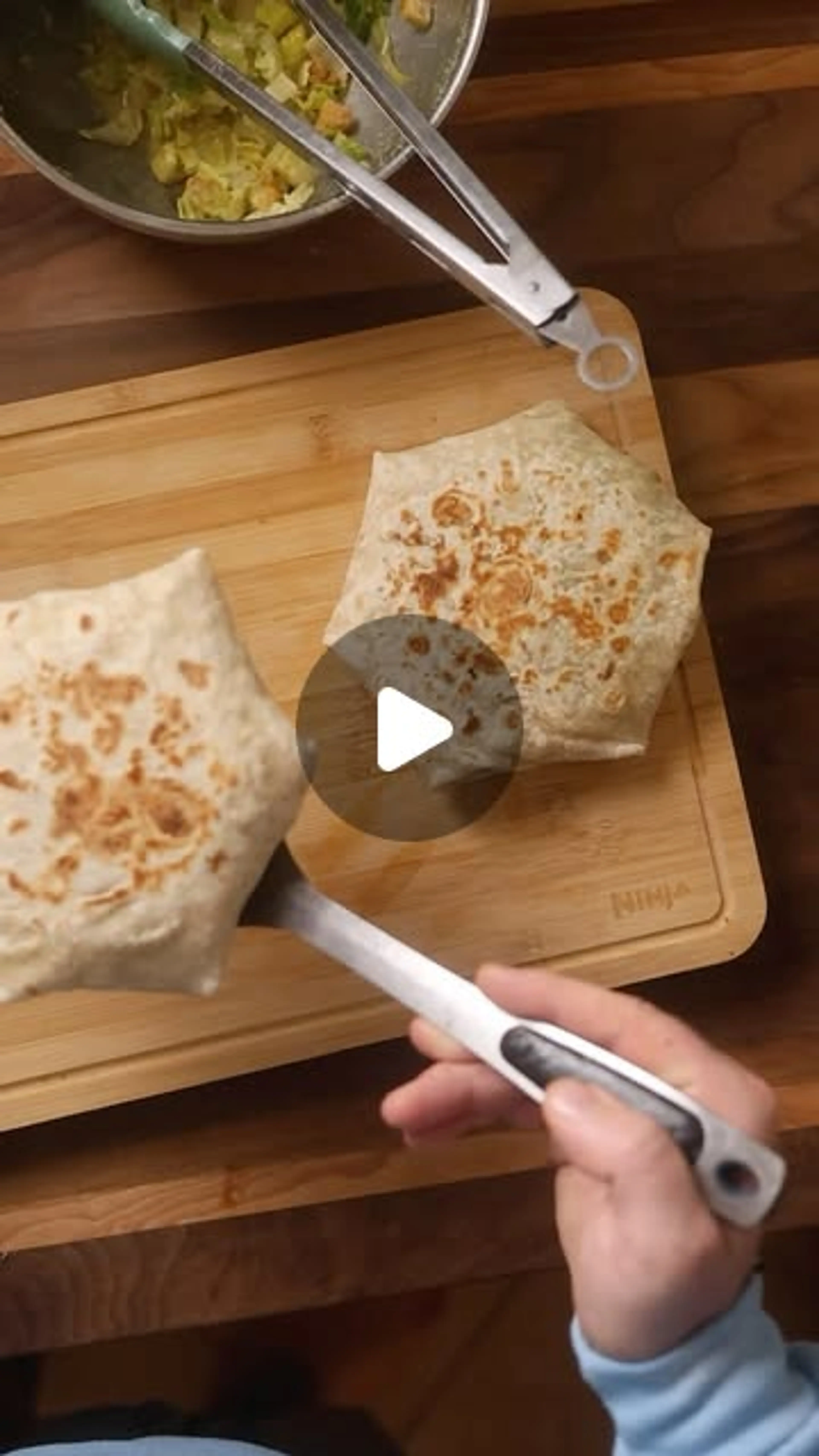 Chicken Caesar Crunchwrap Supreme