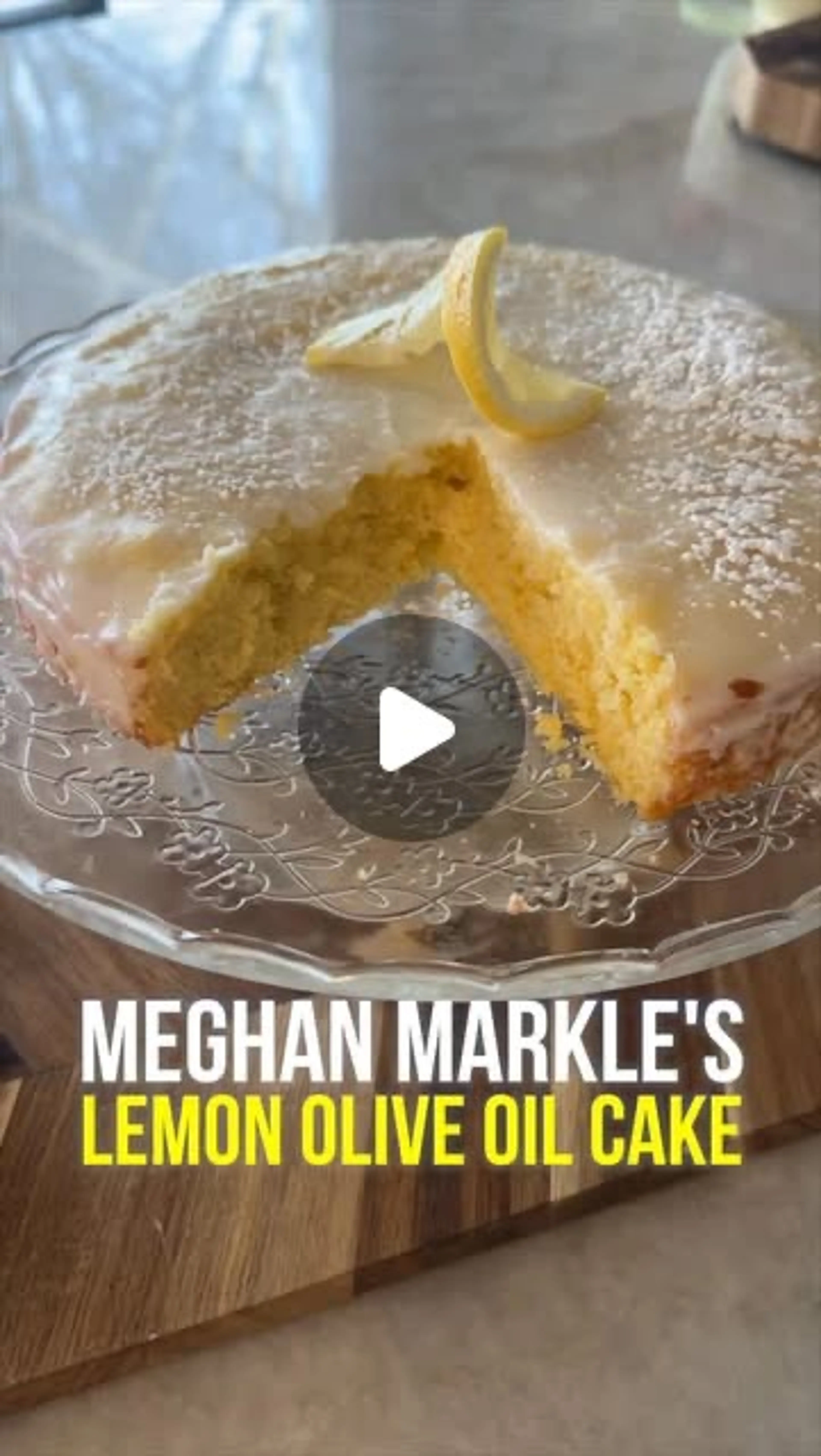 Copycat Meghan Markle’s Easy Lemon Olive Oil Cake