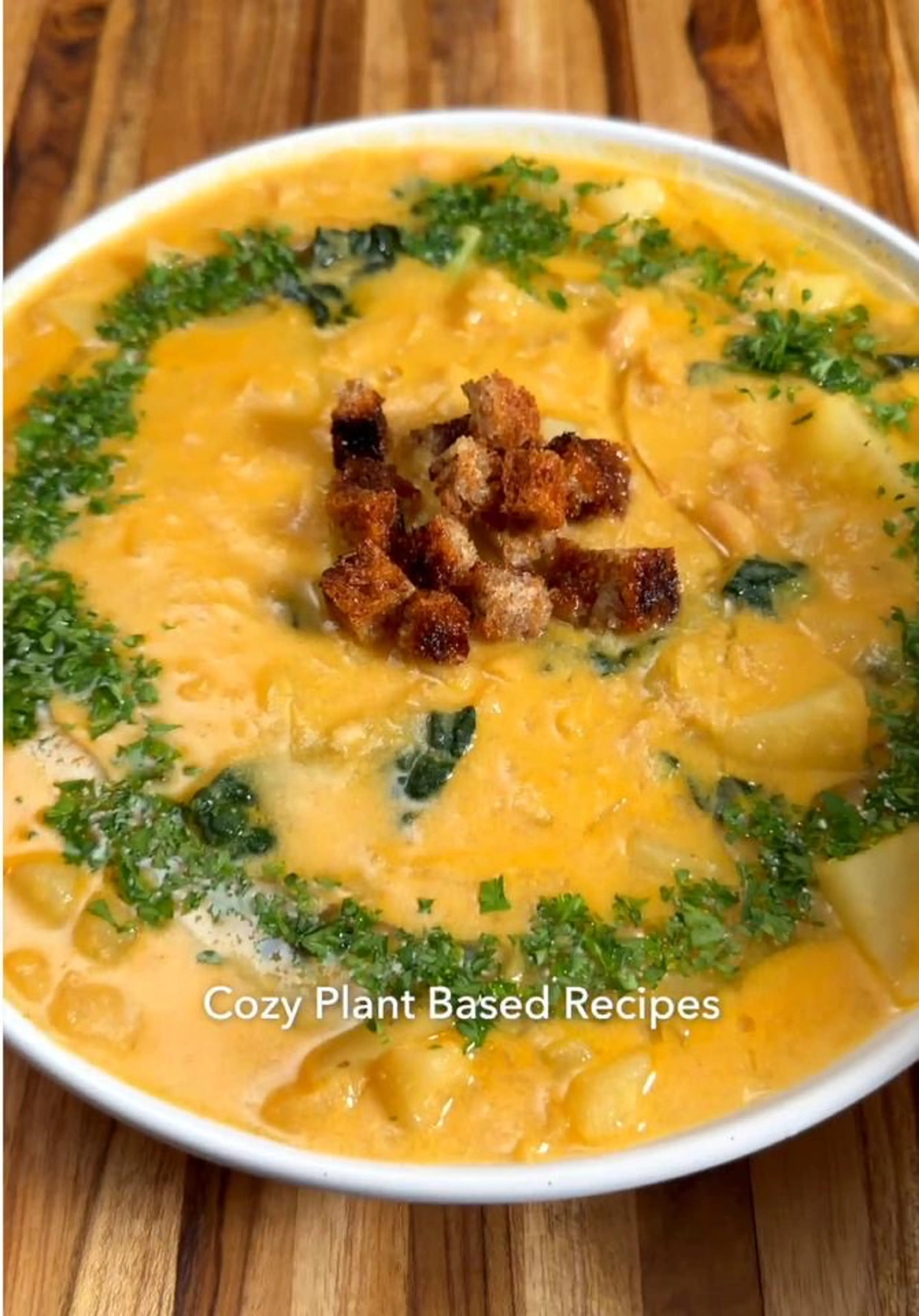 Creamy Potato & White Bean Soup