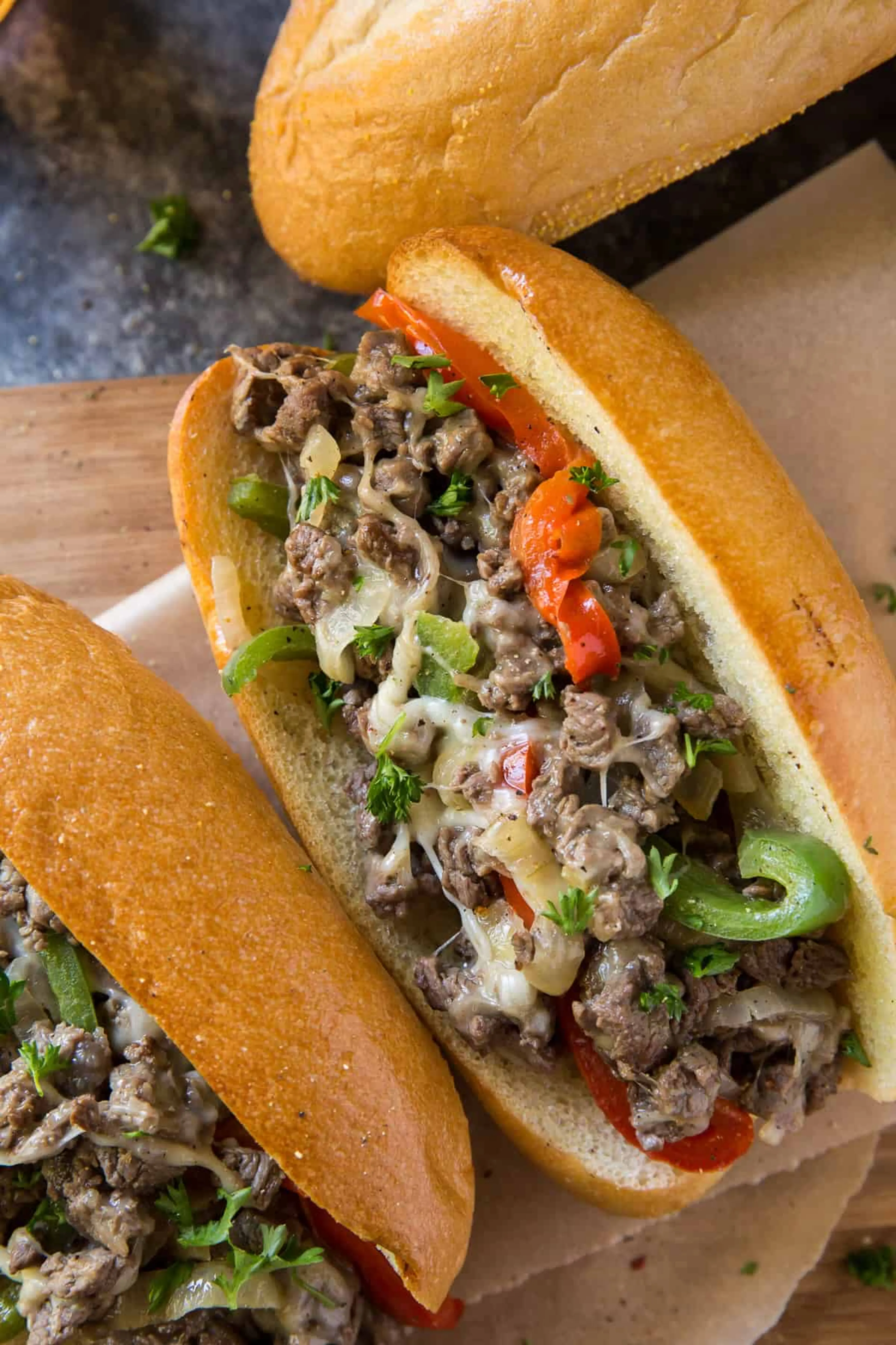 Philly Cheesesteak Recipe with Peppers and Onions