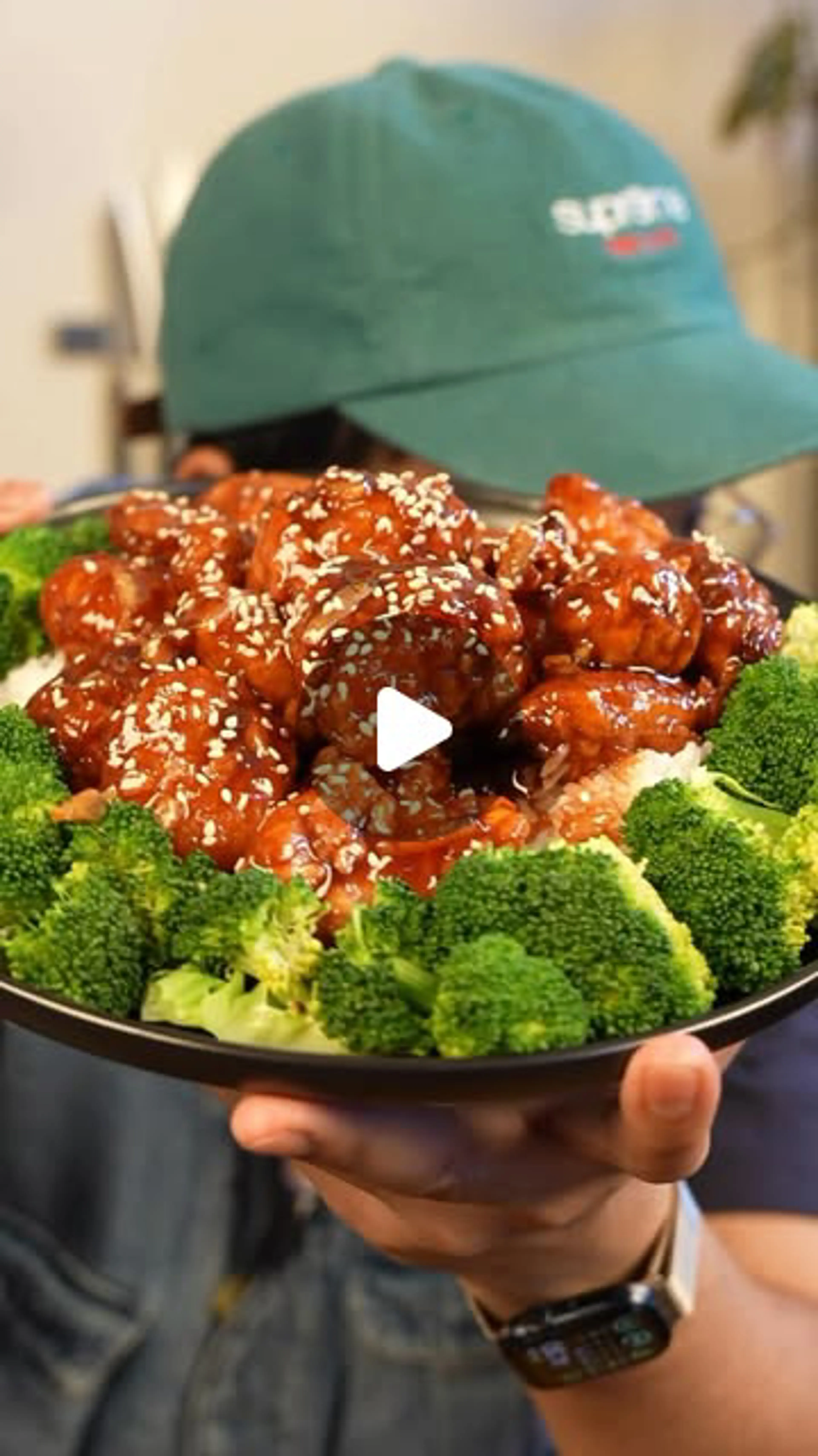 4-ingredient Orange Chicken