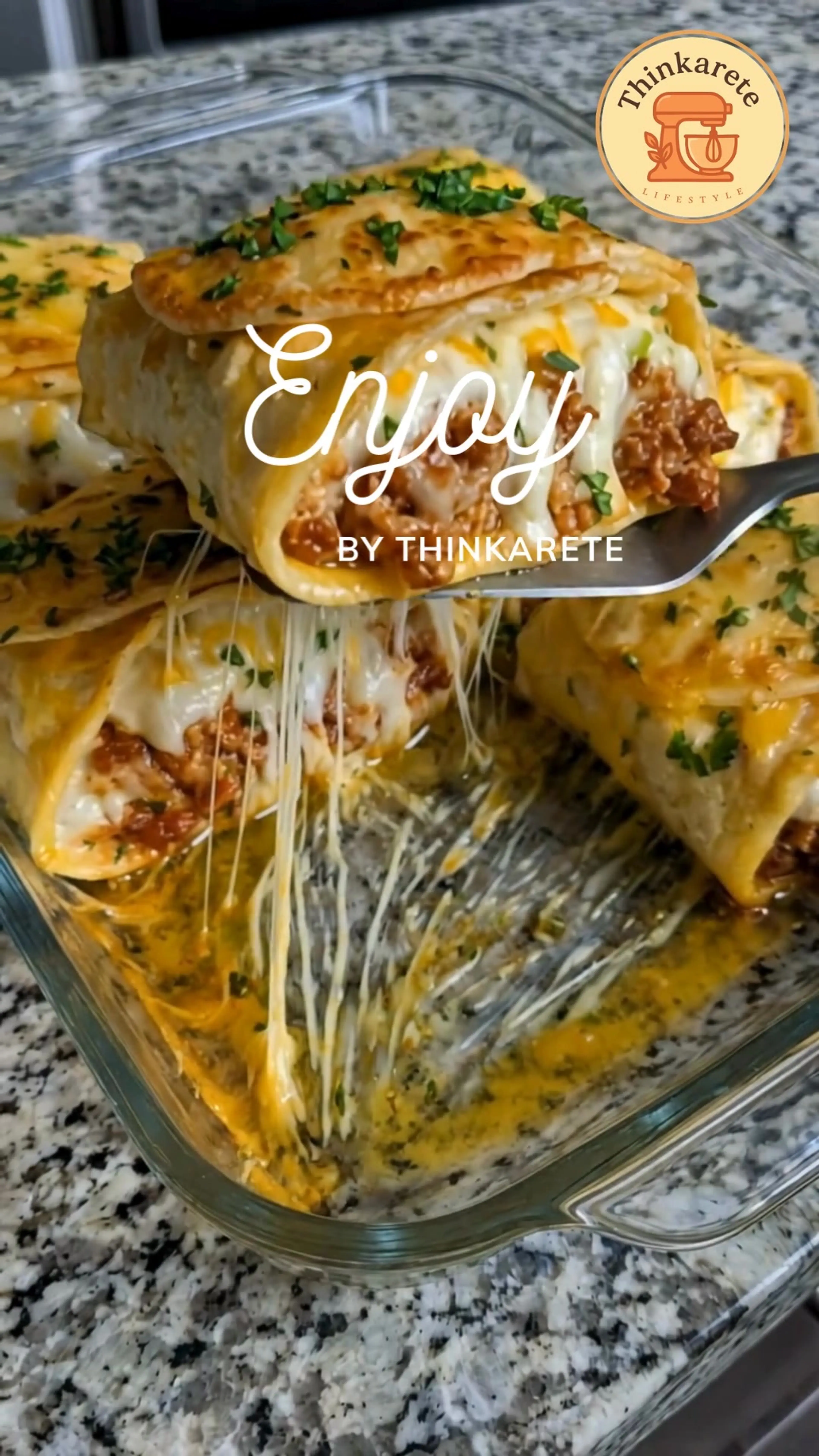 Cheesy Beef Wrap Pockets - Baked