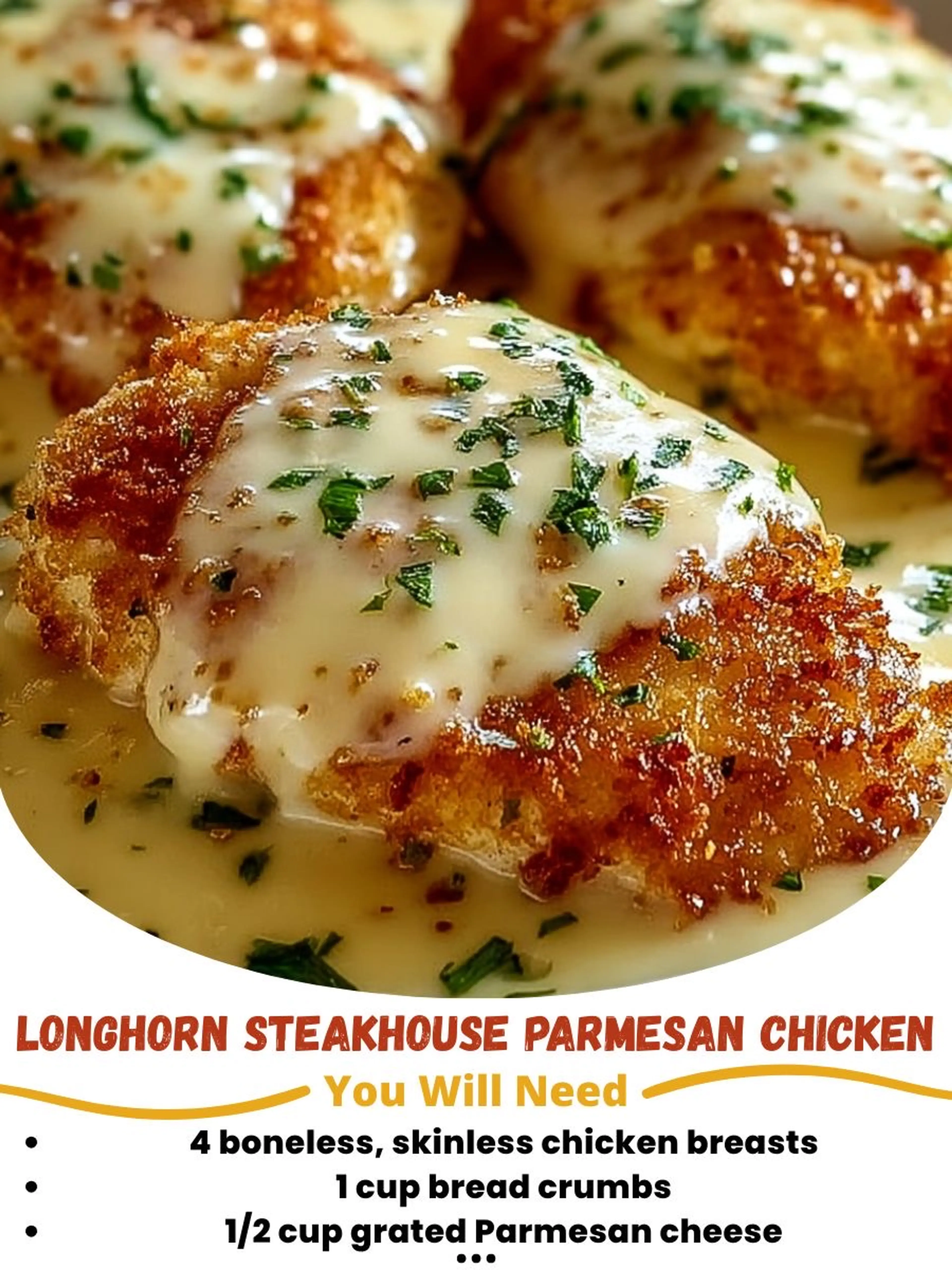 Longhorn Parmesan Crusted Chicken