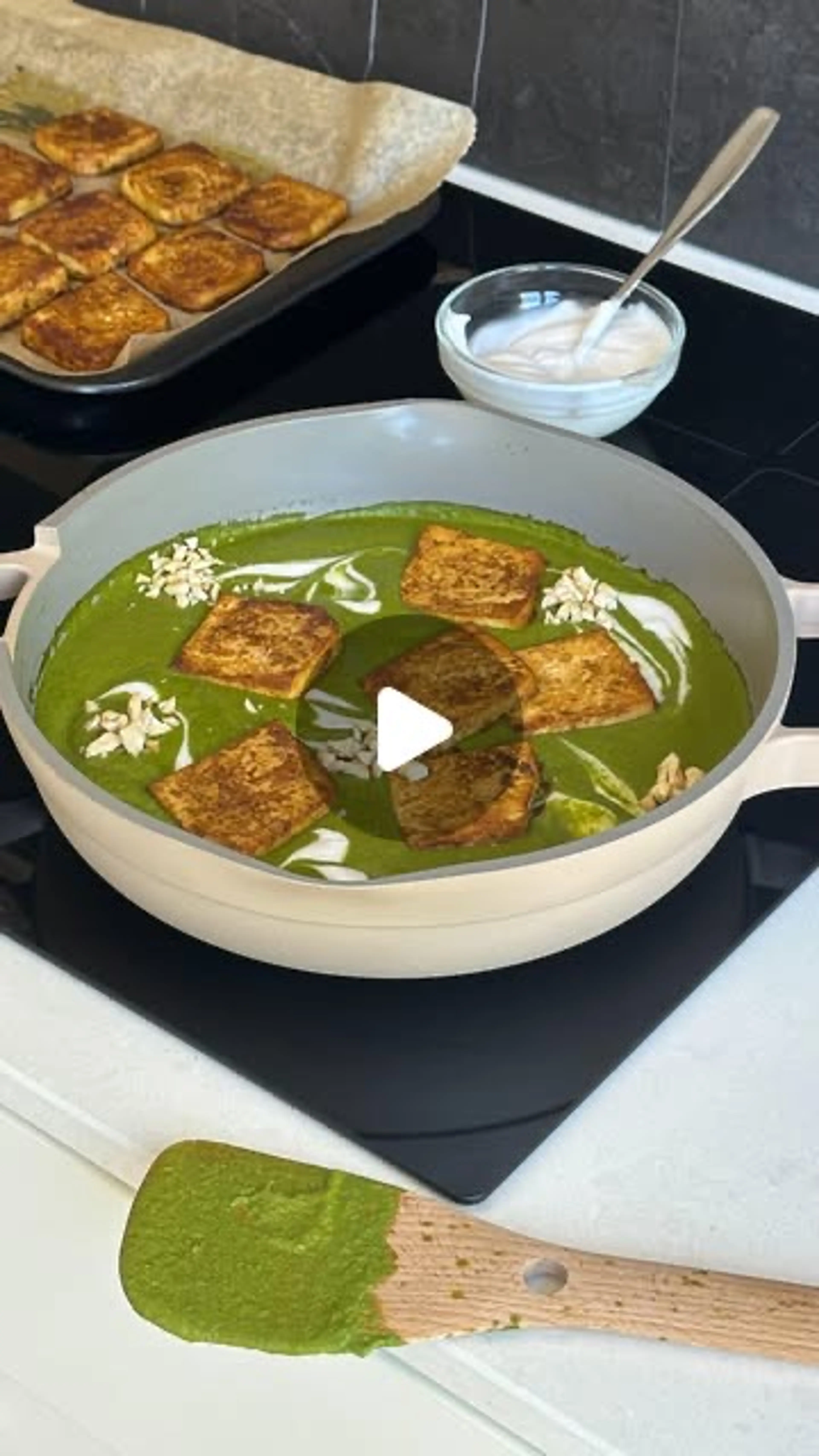 Vegan Palak Paneer