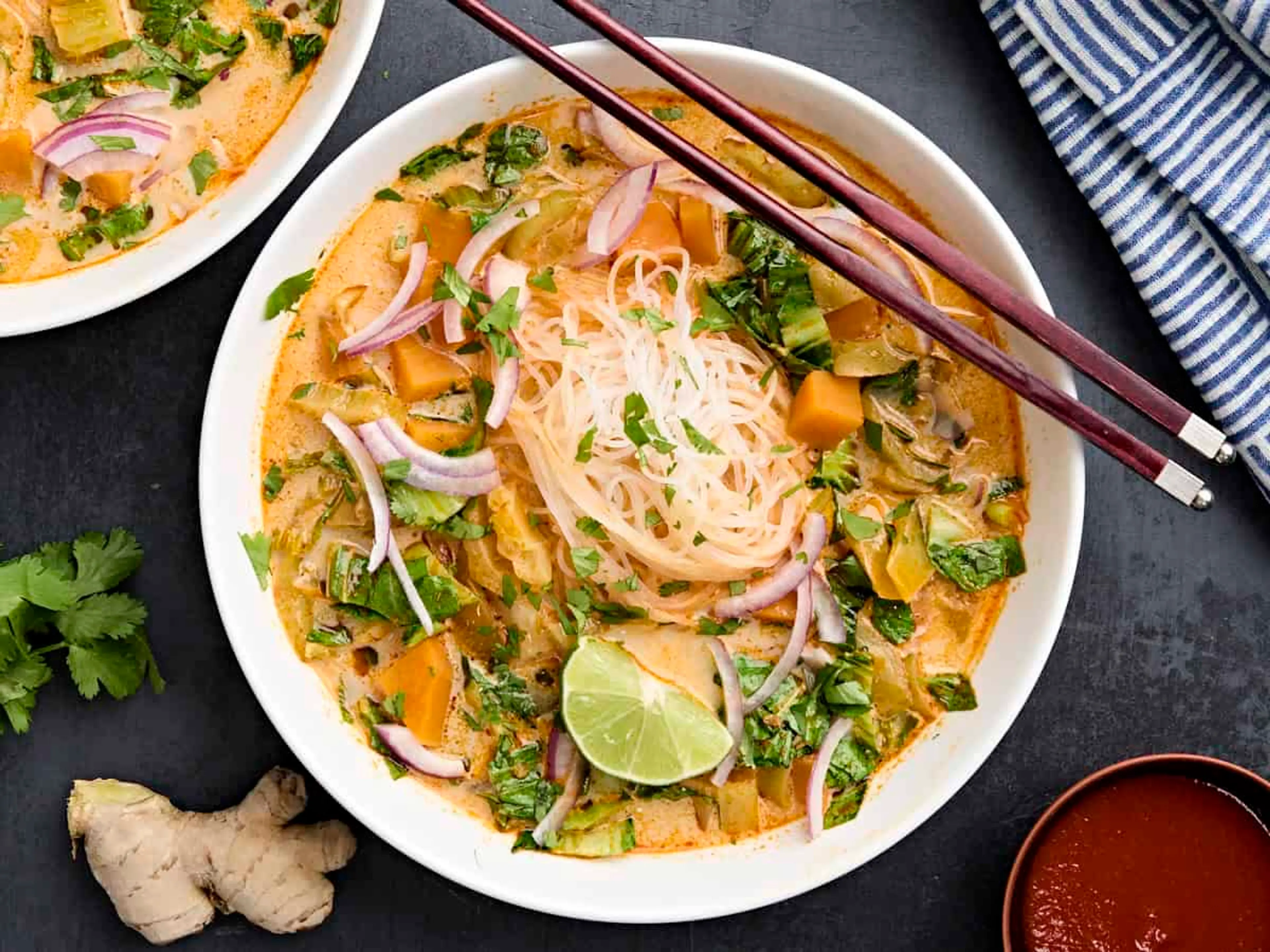 Thai Red Curry Vegetable Soup