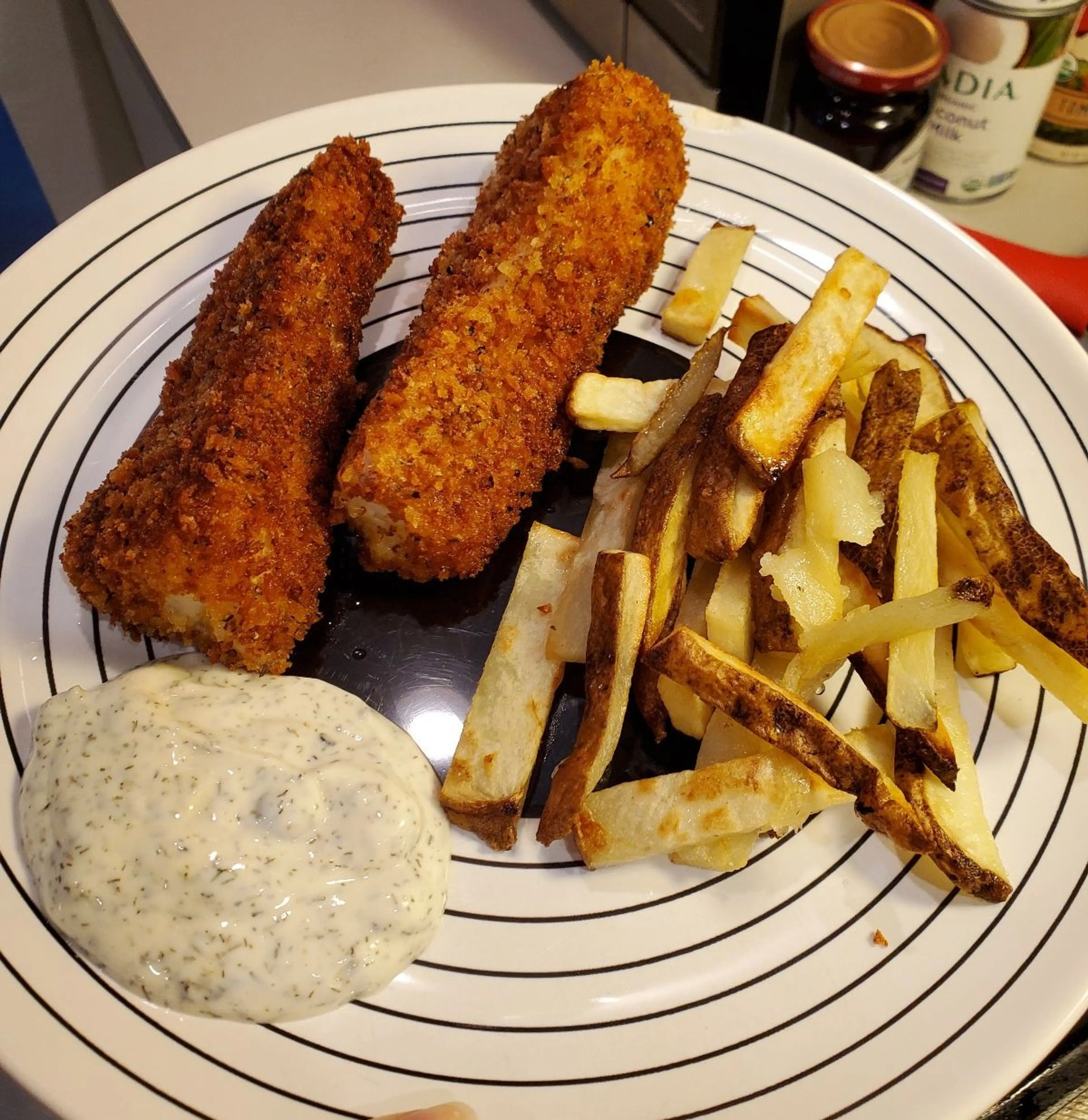 Baked Fish and Chips