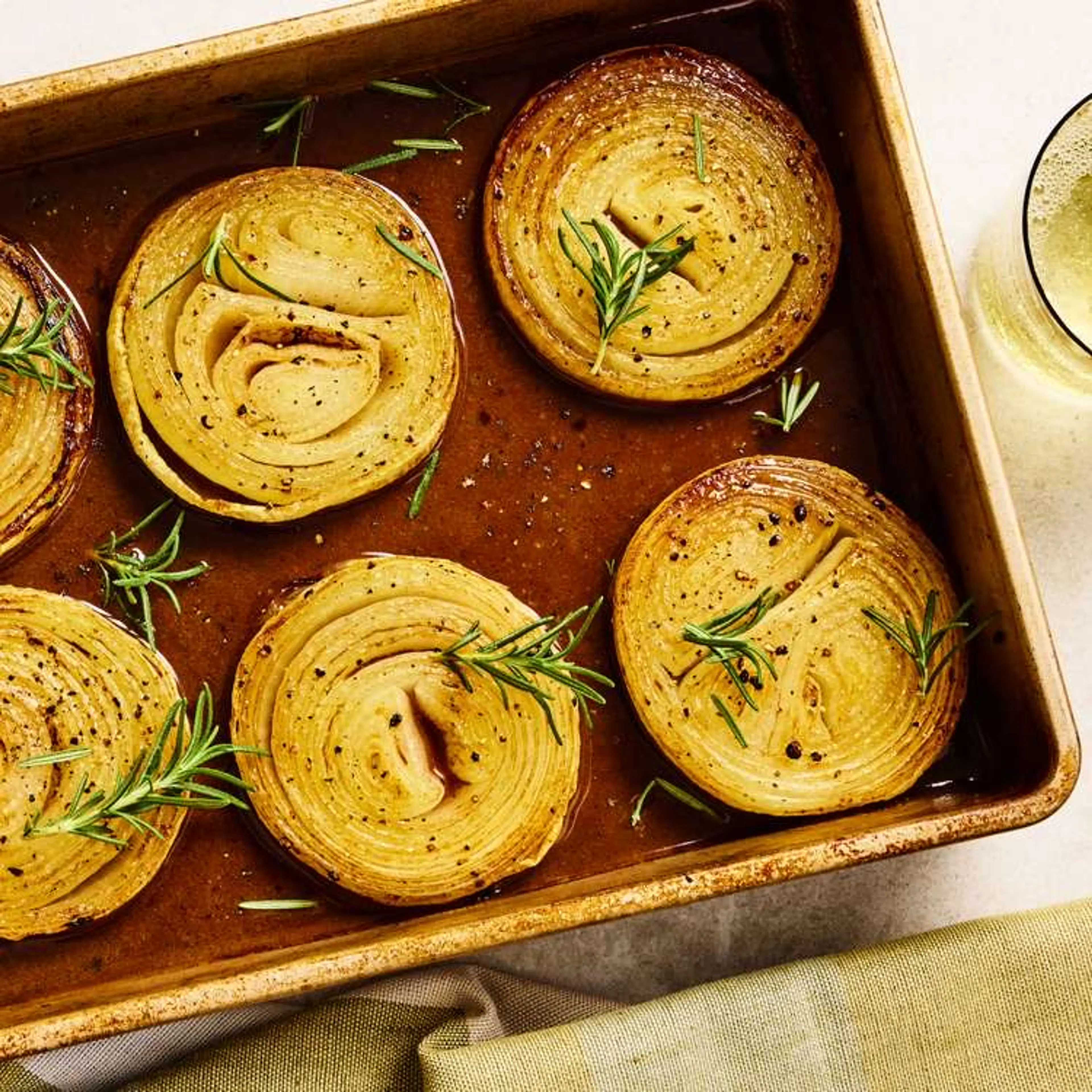 Balsamic-Rosemary Melting Onions Are a Knockout Side Dish