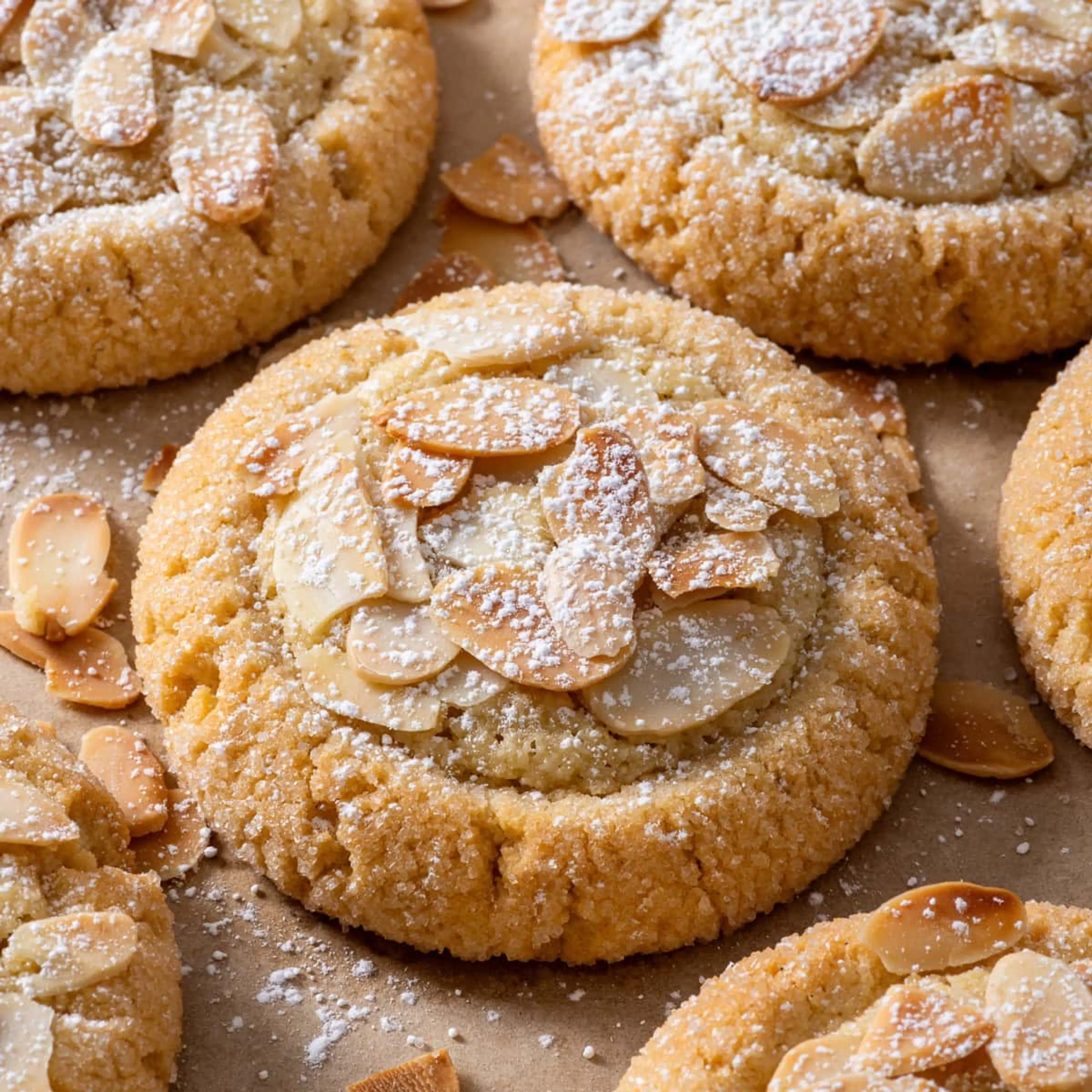 Gluten Free Almond Croissant Cookies