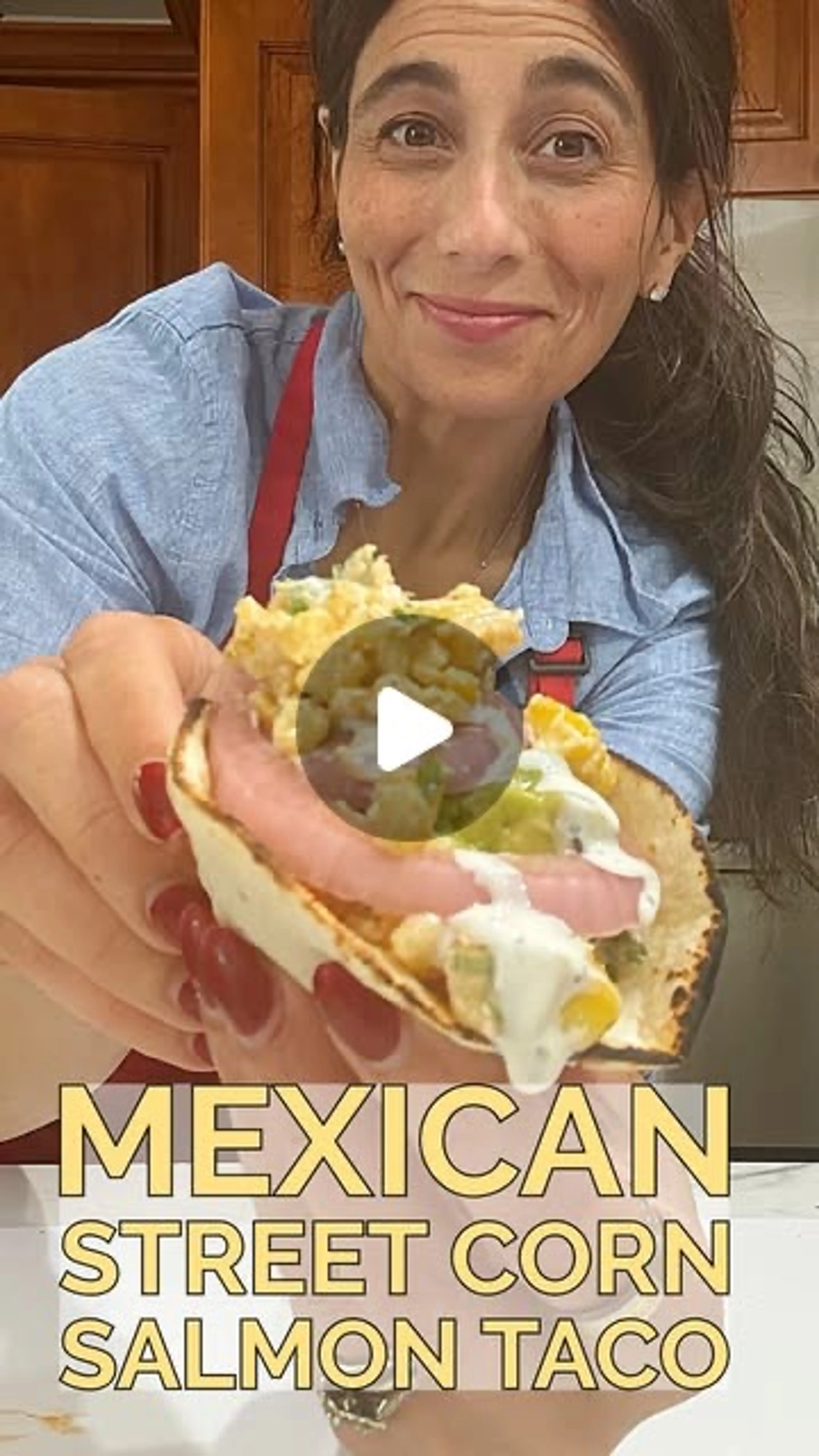 Mexican Street Corn & Salmon Tacos