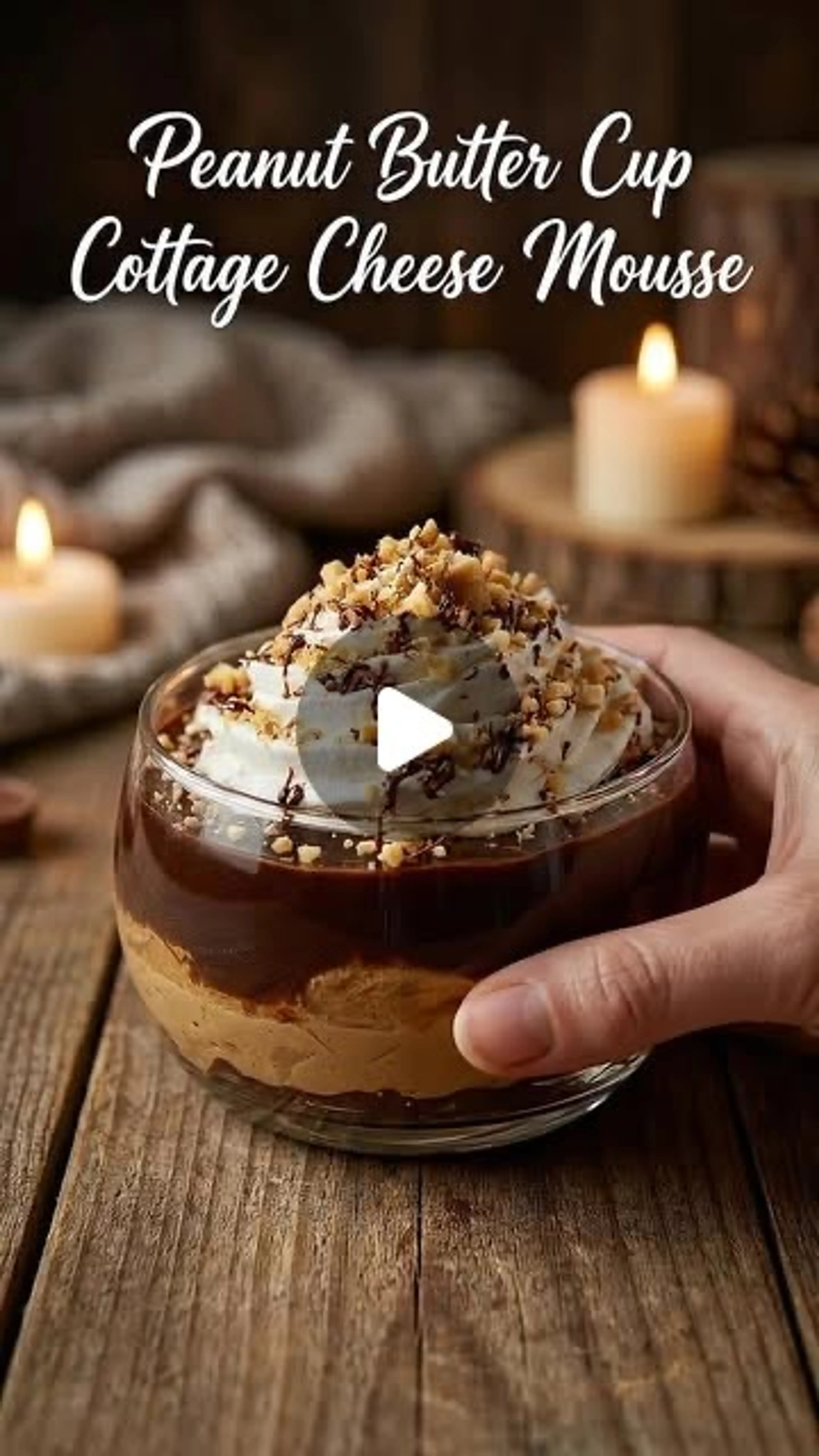 Peanut Butter Cup Cottage Cheese Mousse