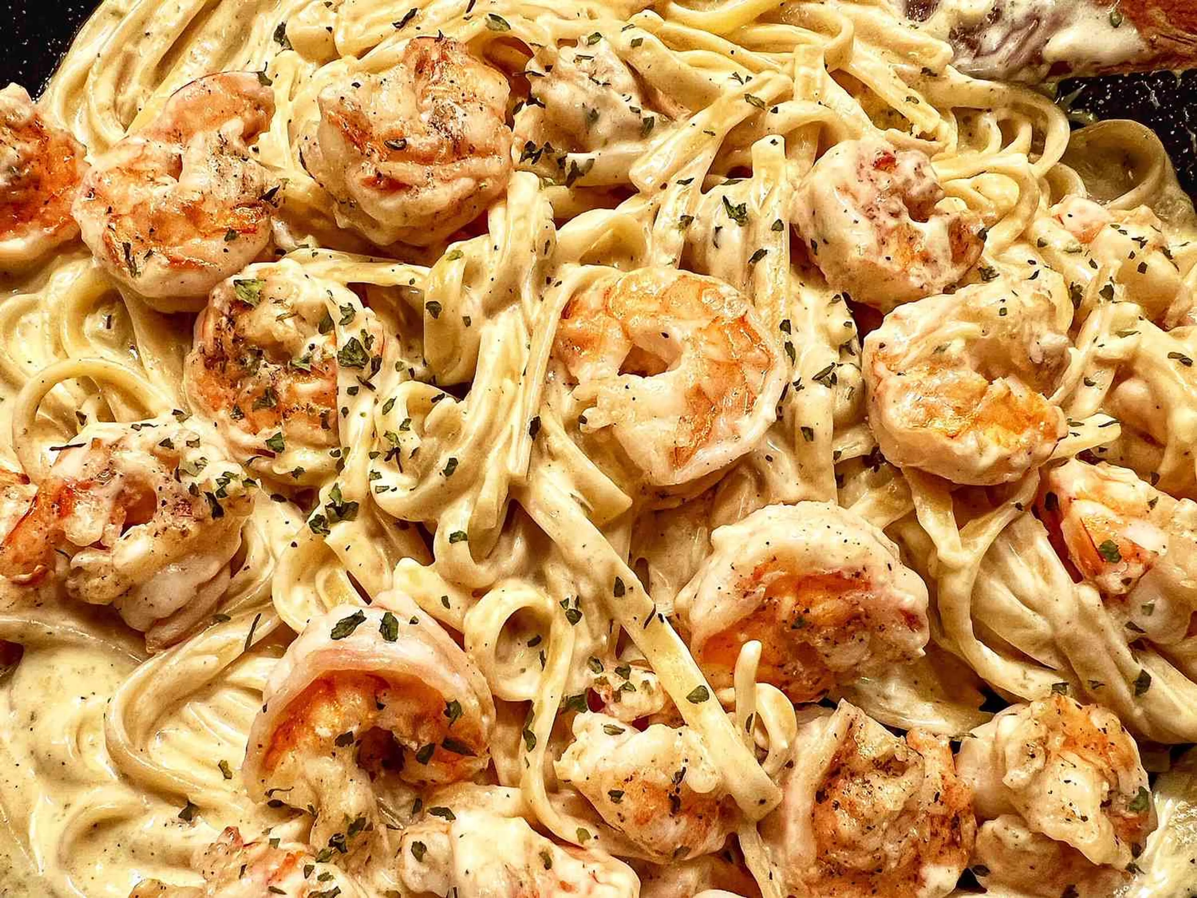 Shrimp Fettuccine Alfredo