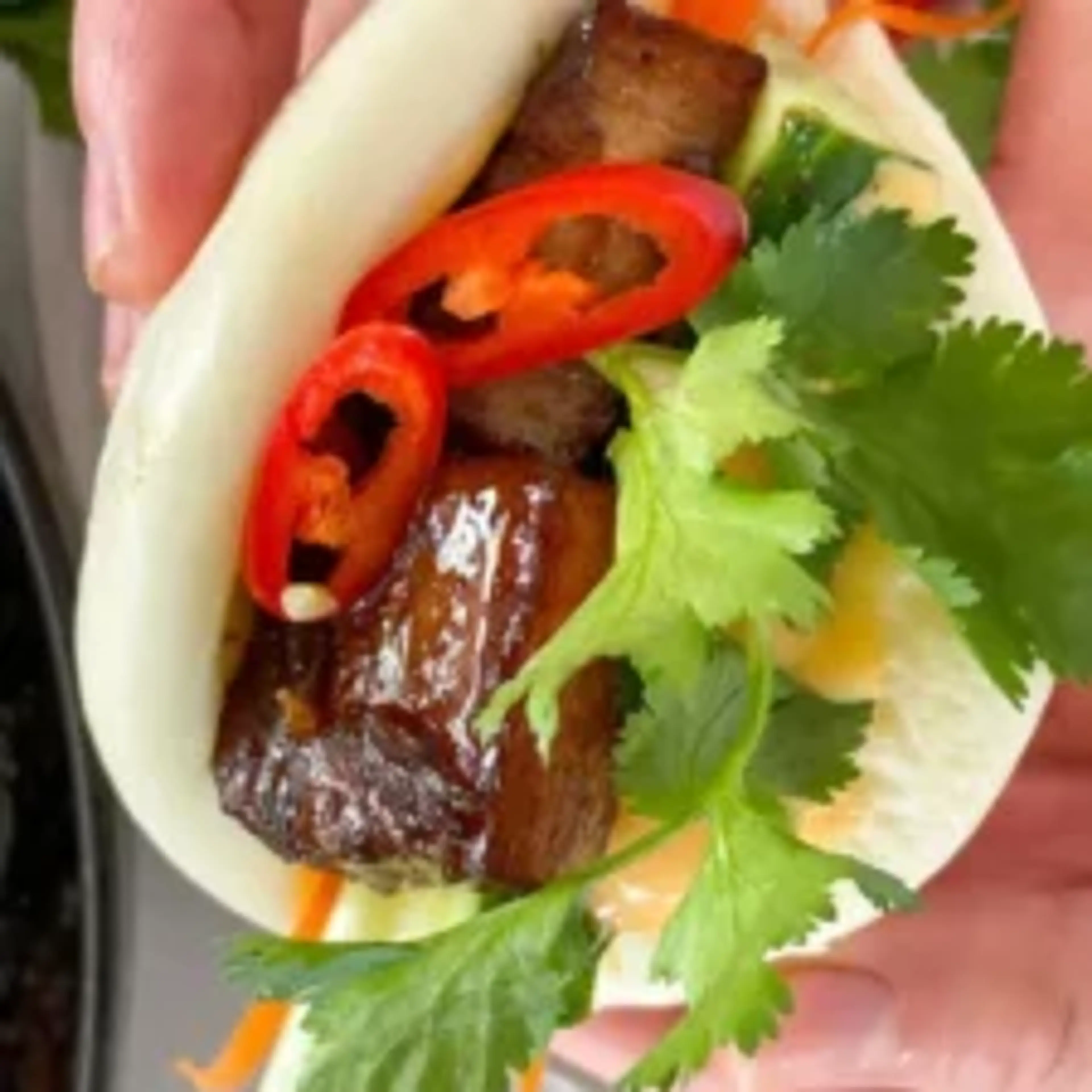 Sticky Pork Bao