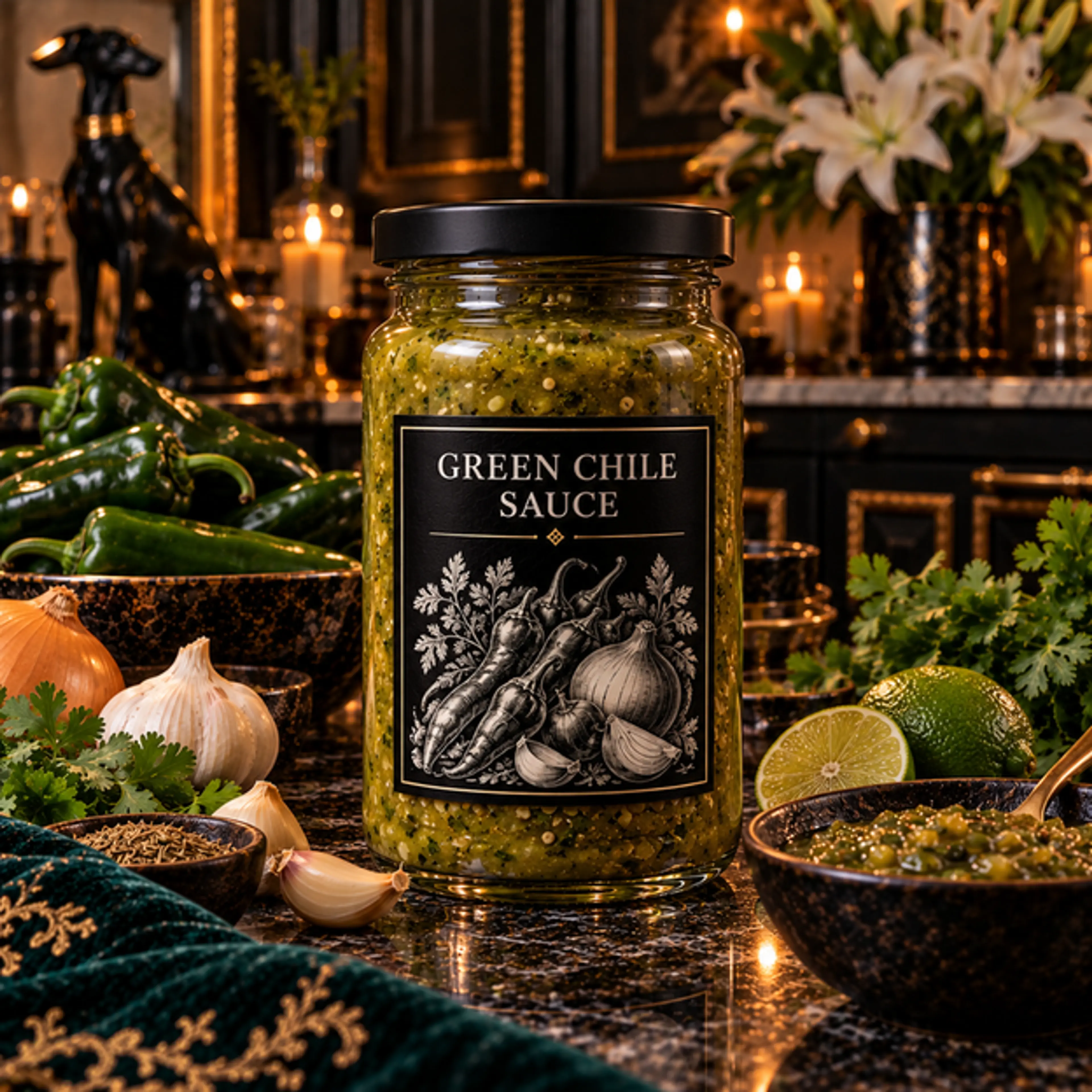 Homemade Green Chili Sauce