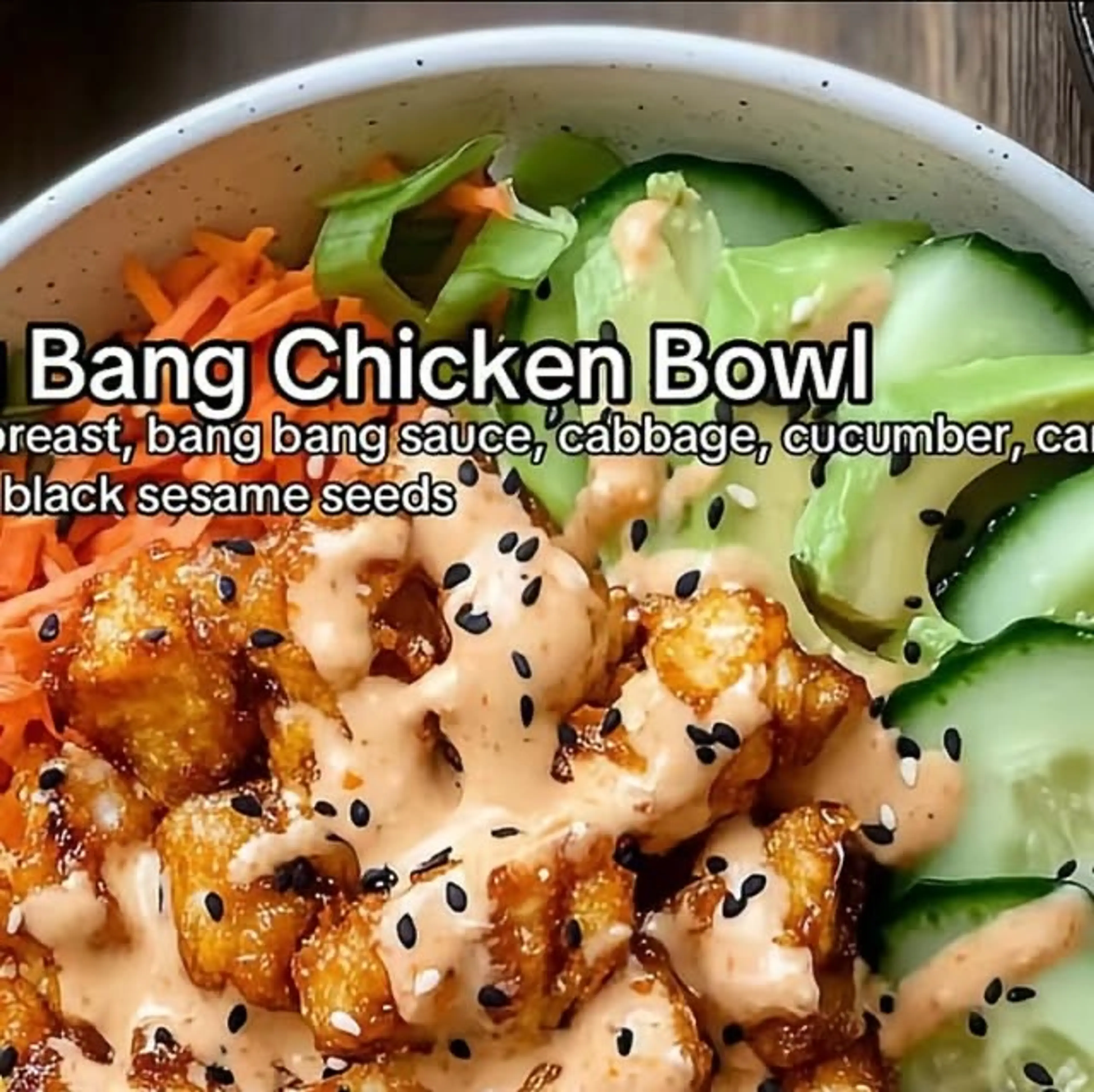 Bang Bang Chicken Bowl
