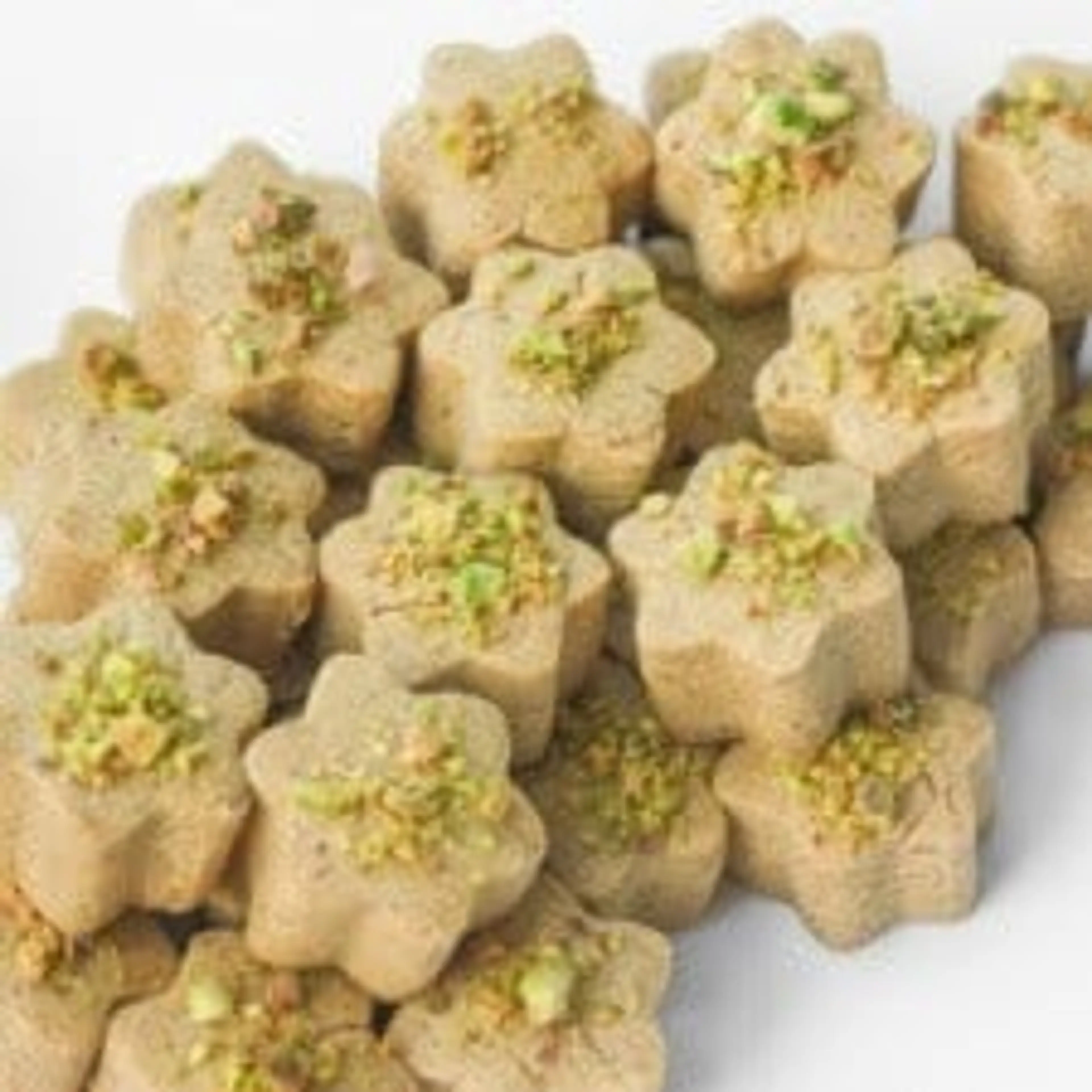 Persian Chickpea Cookies with Pistachio (Nan-e Nokhodchi)