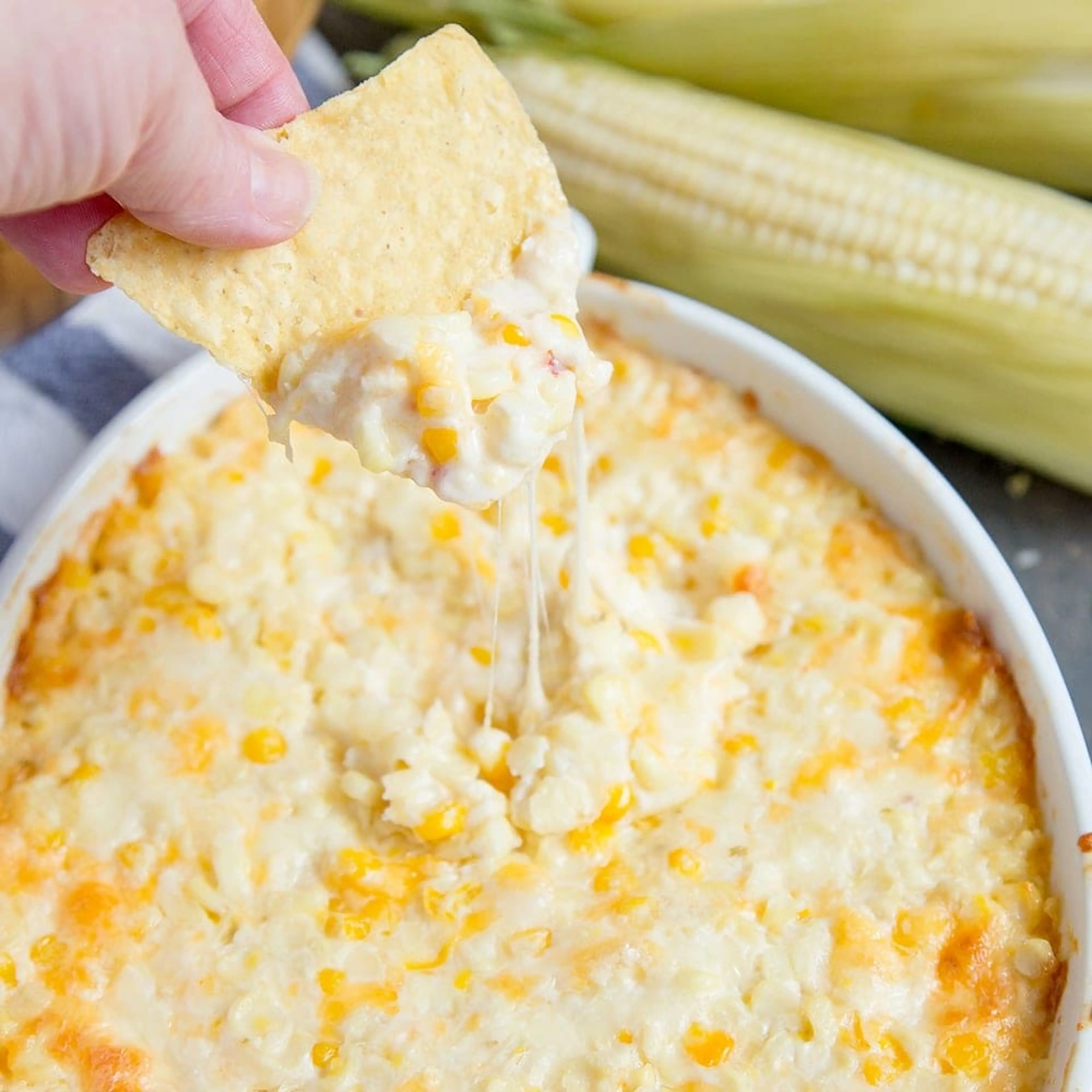 Cheesy Hot Corn Dip