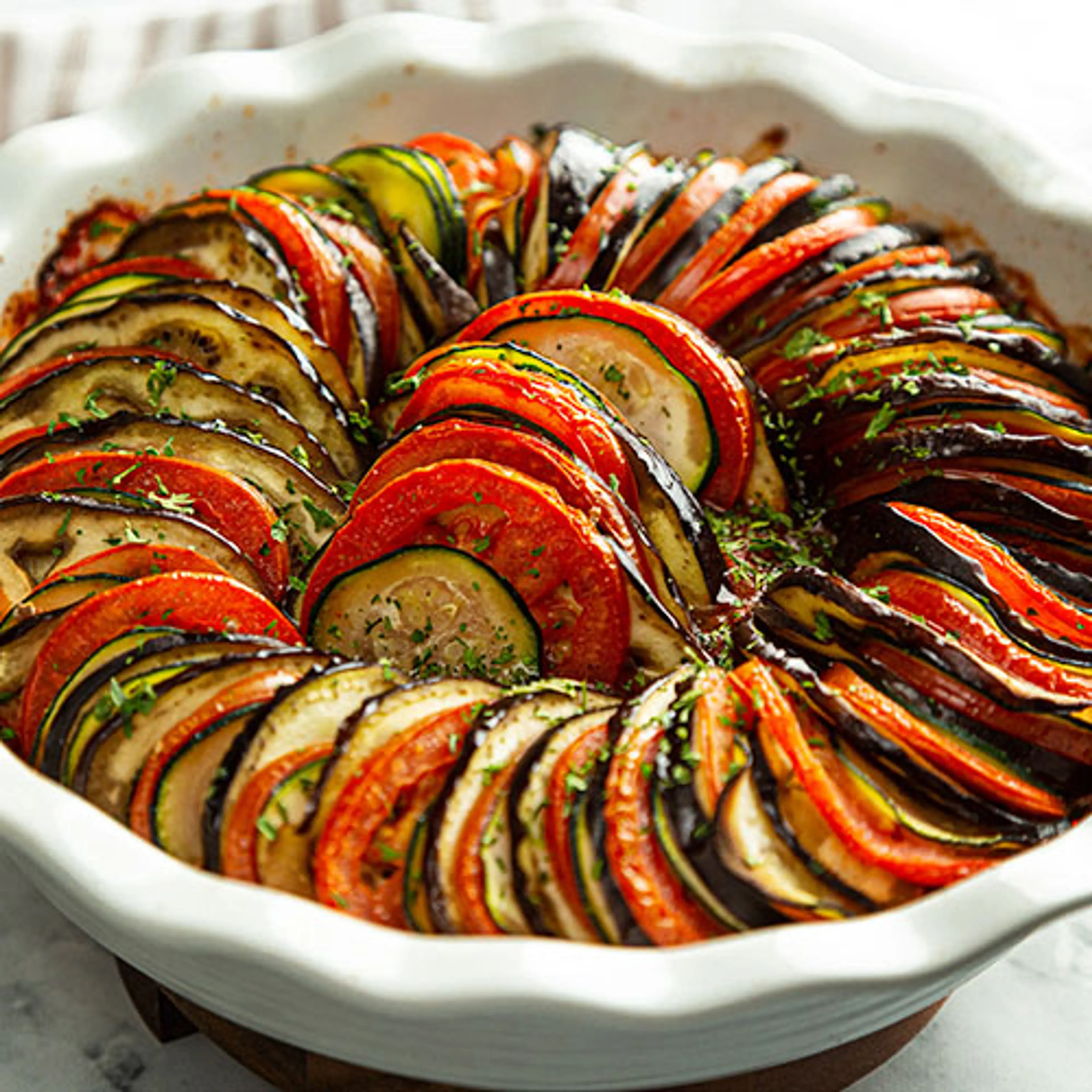 Homemade Ratatouille Recipe (Layered)