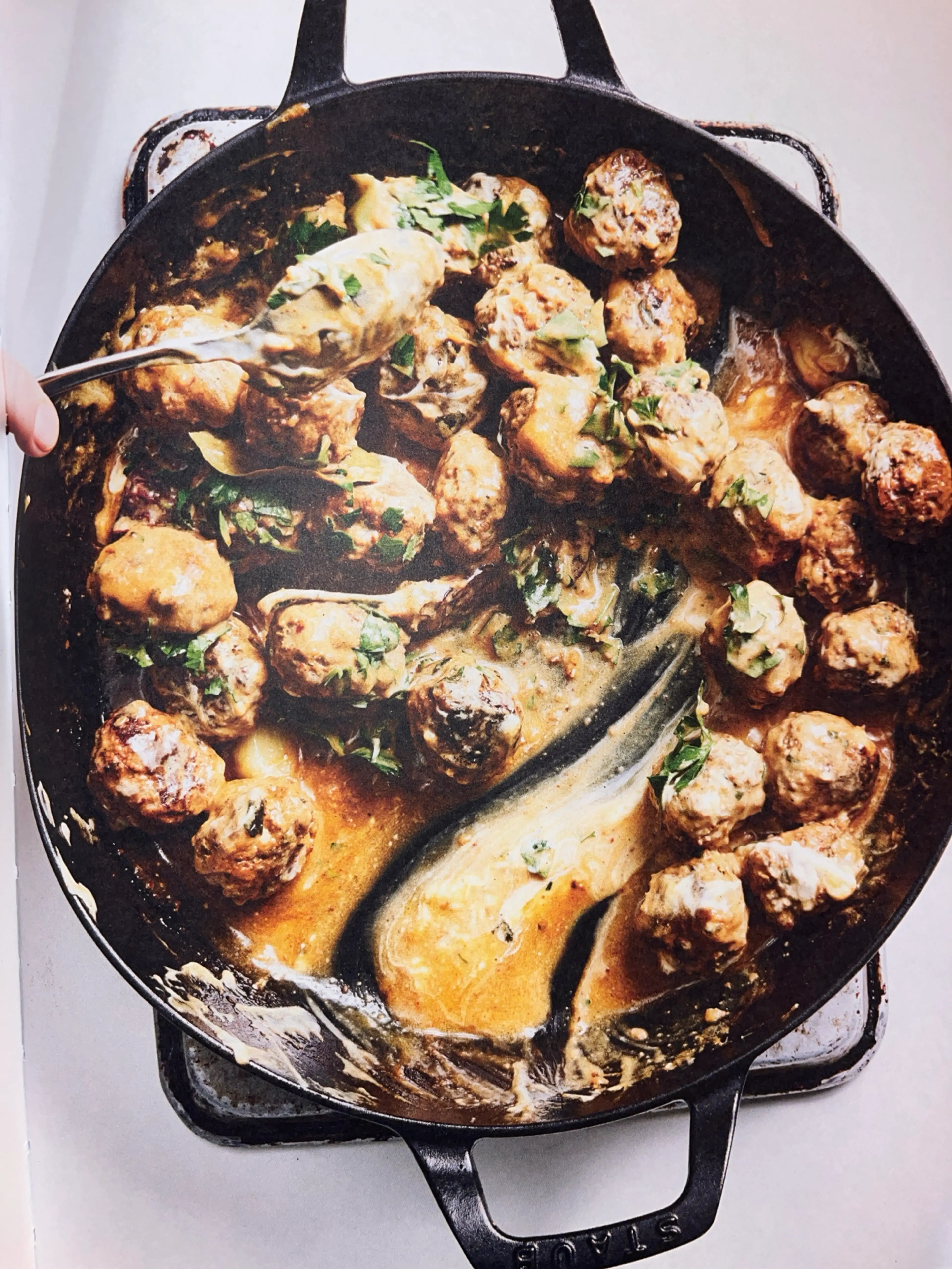 Lamb and Bulgur Meatballs in Lemony Yogurt Sauce