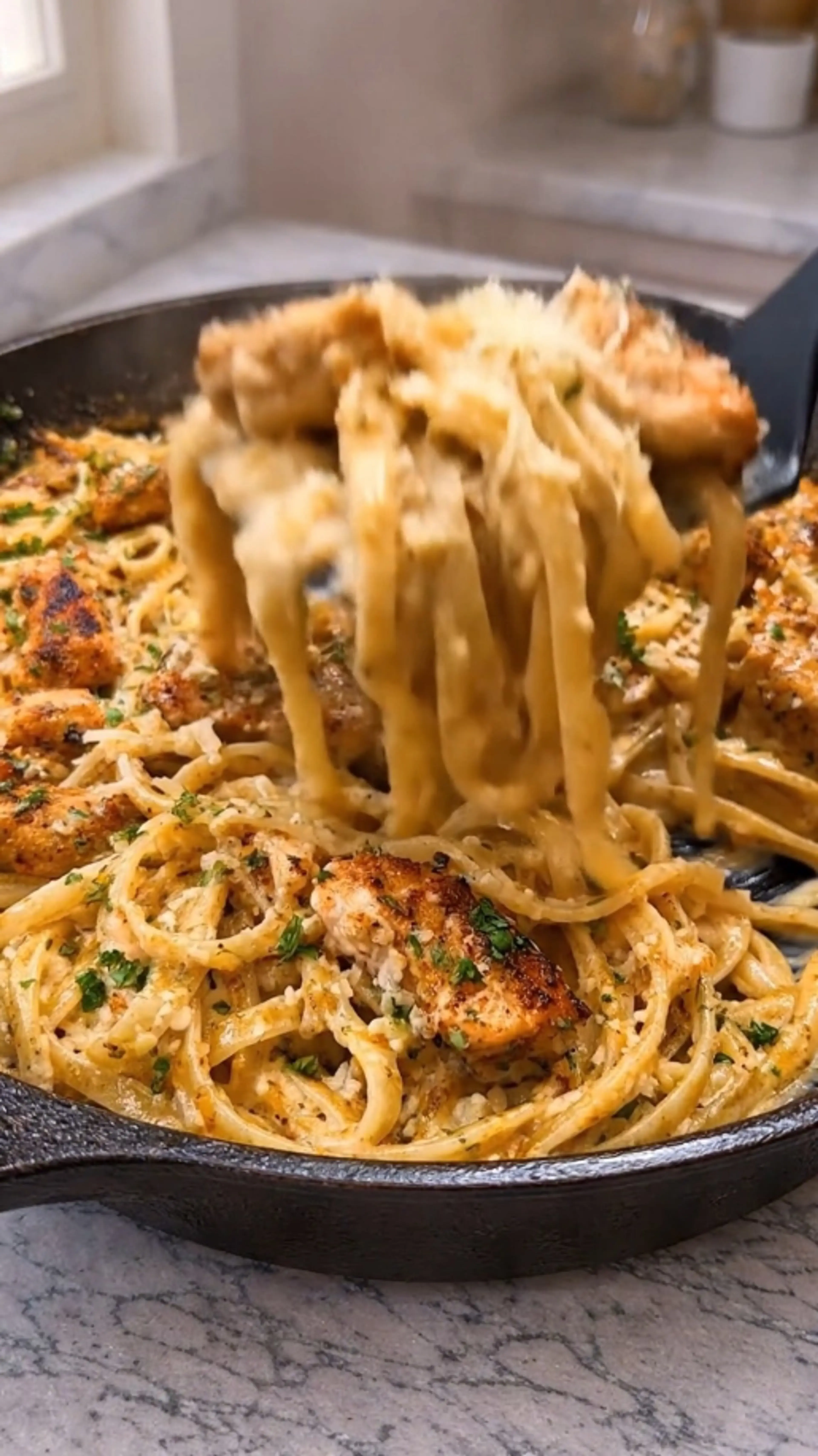 Cowboy Butter Chicken Linguine