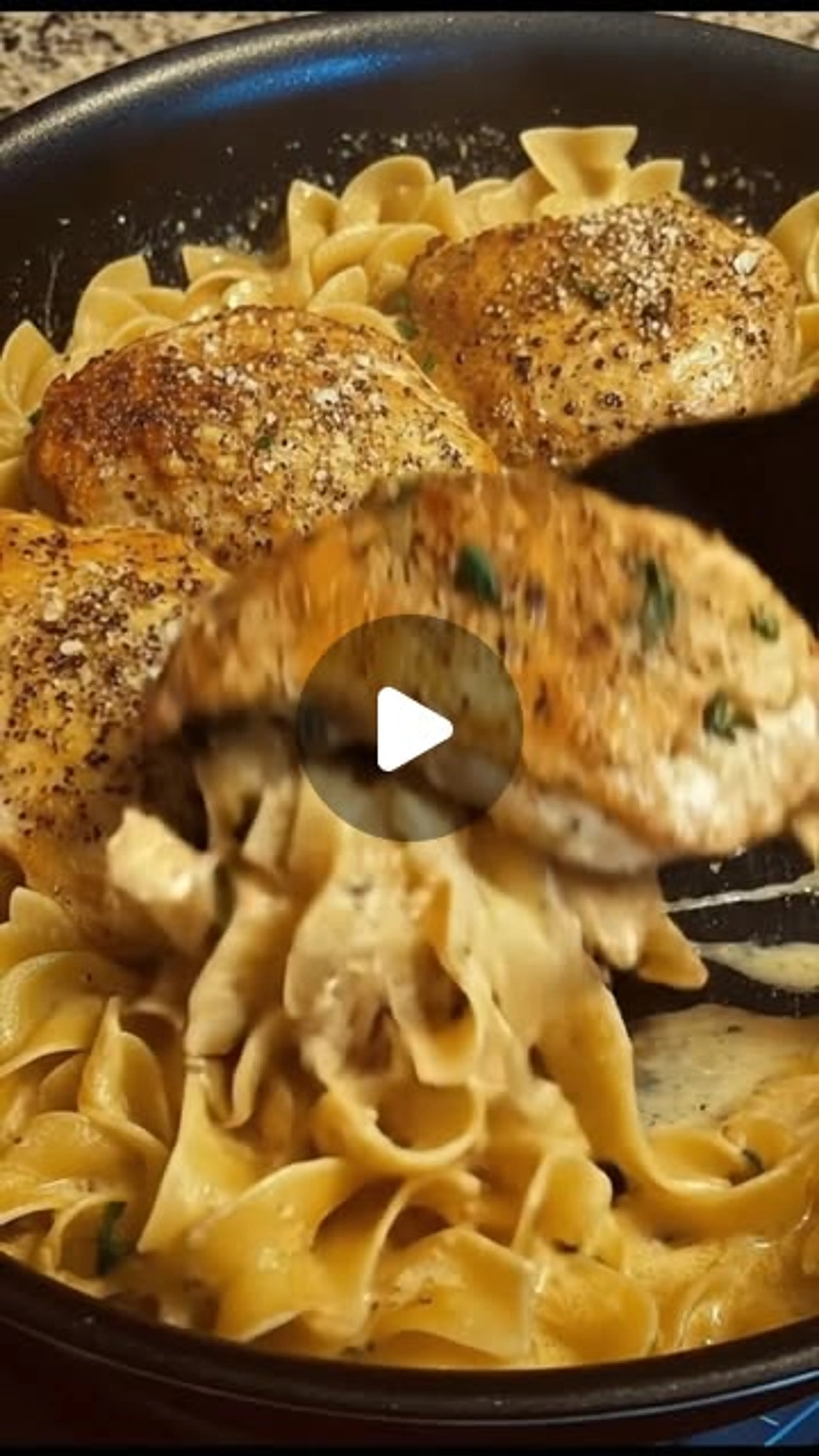 One Pan Chicken with Creamy Buttered Noodles