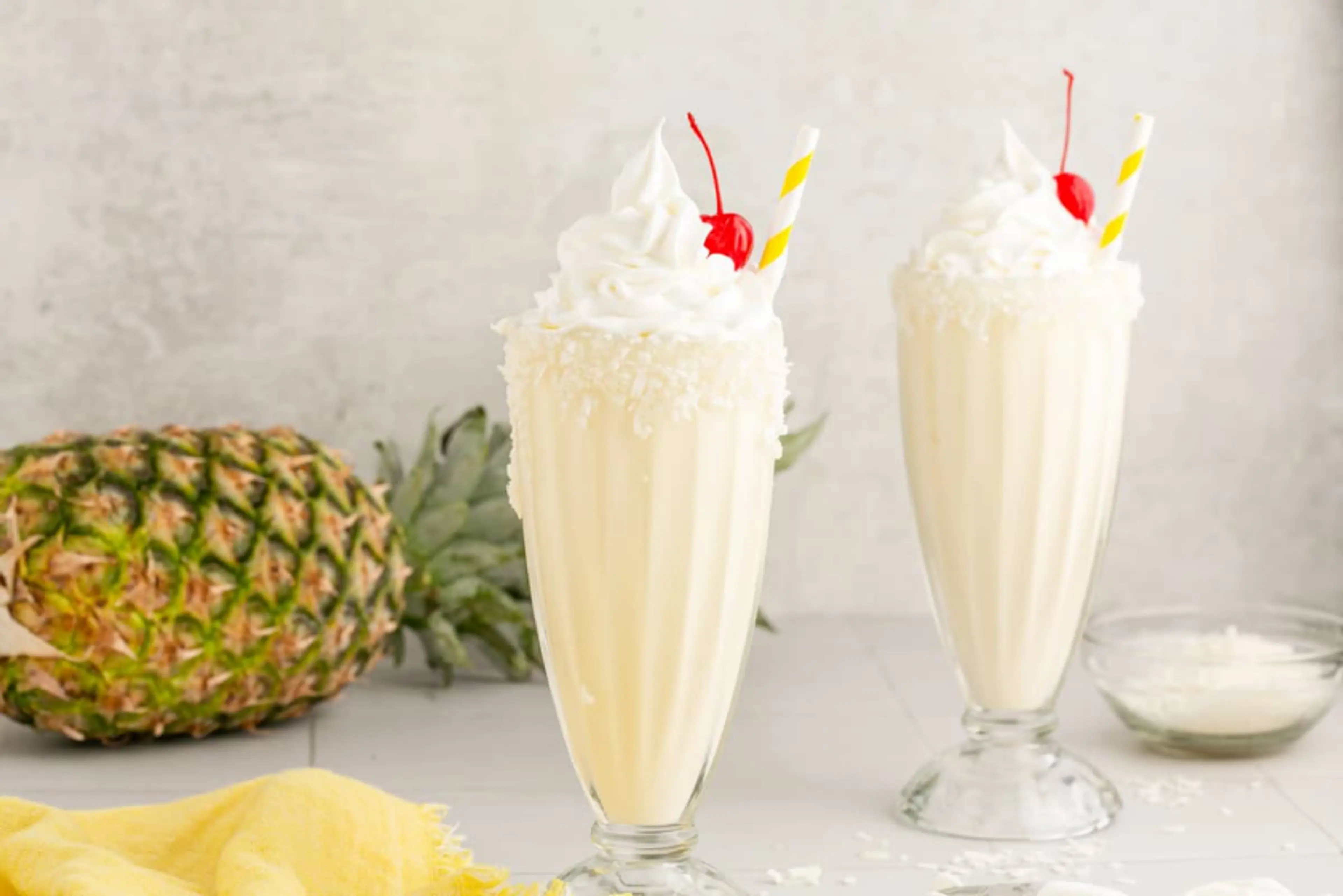 Pina Colada Milkshakes