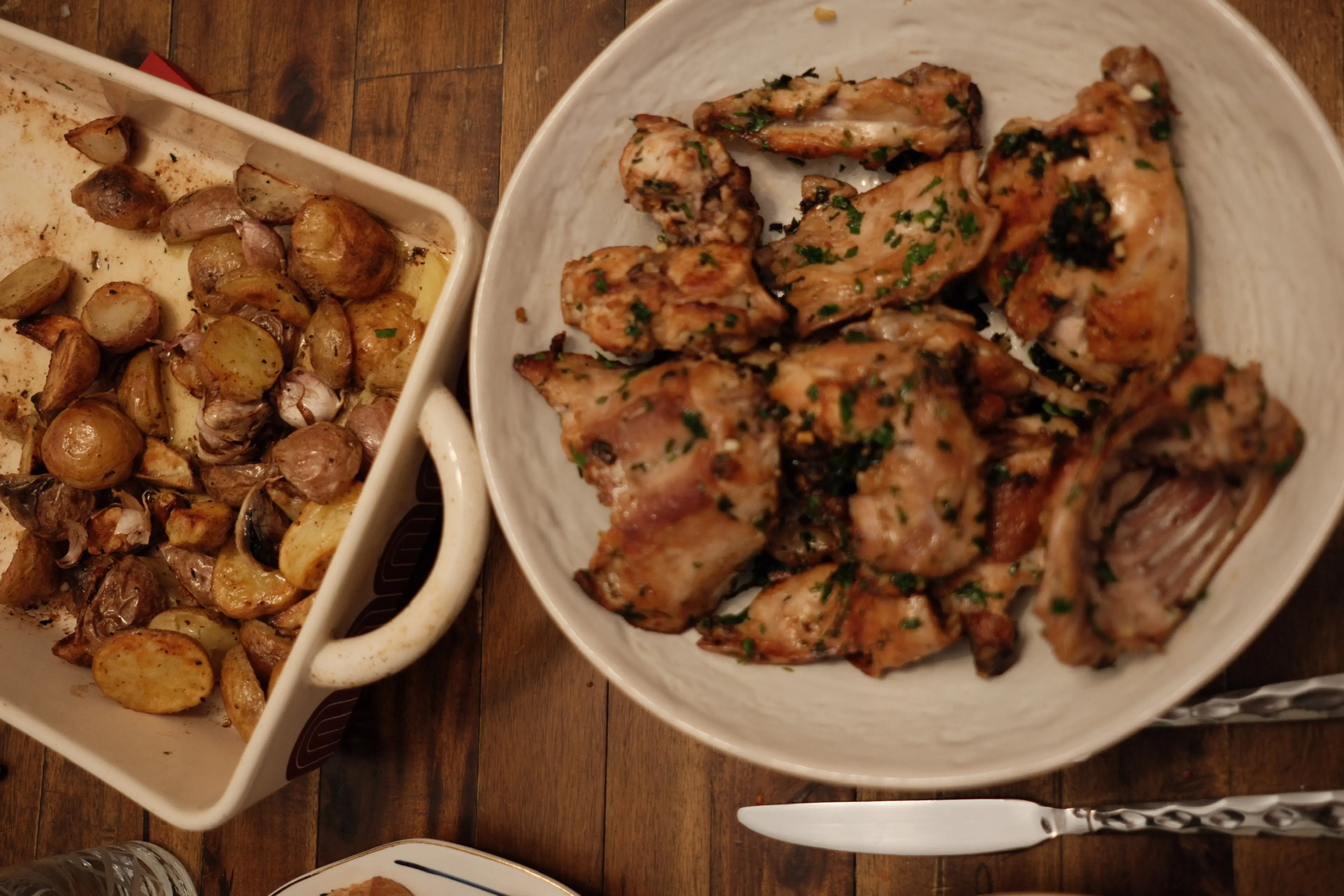 Sautéed rabbit
