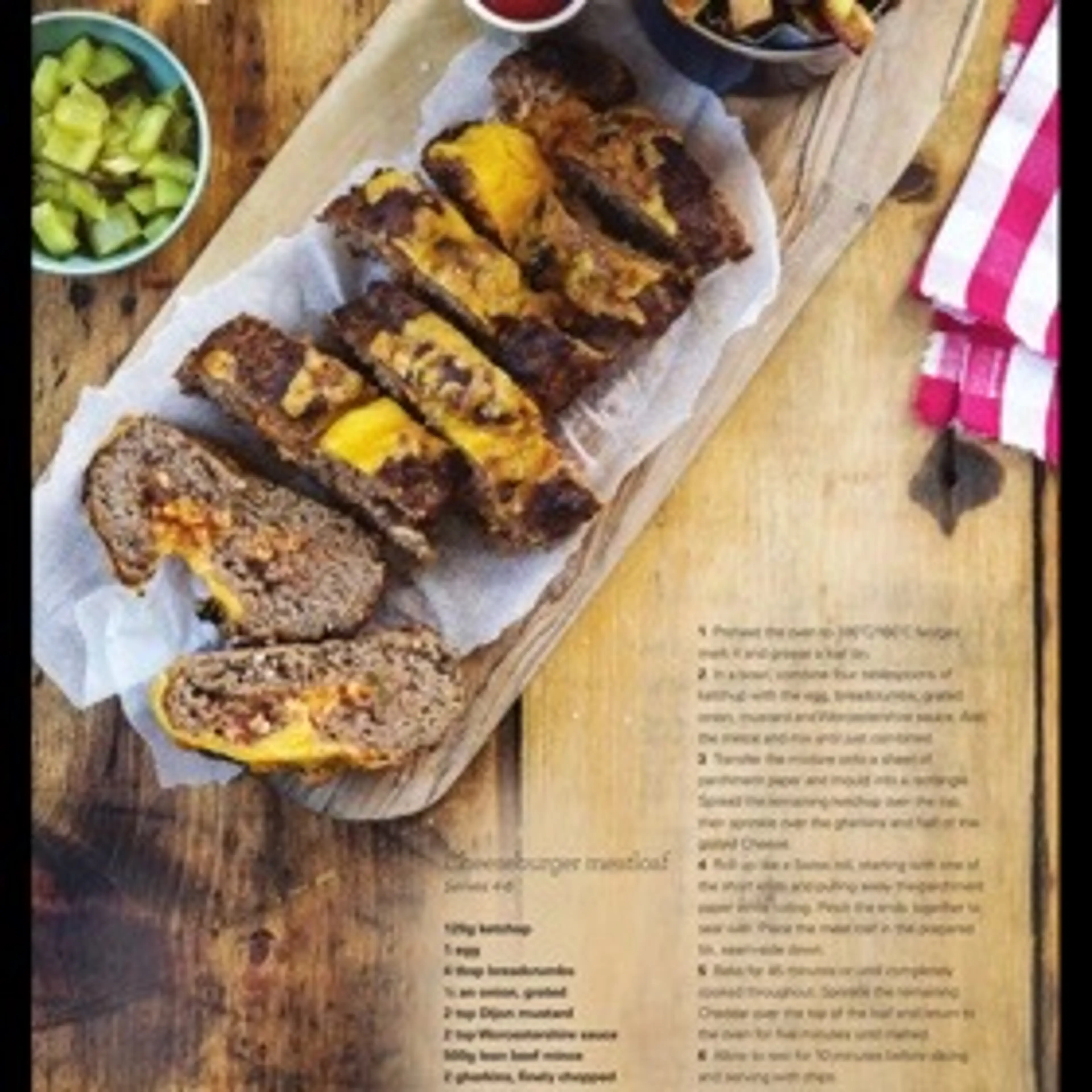 Cheese burger meatloaf