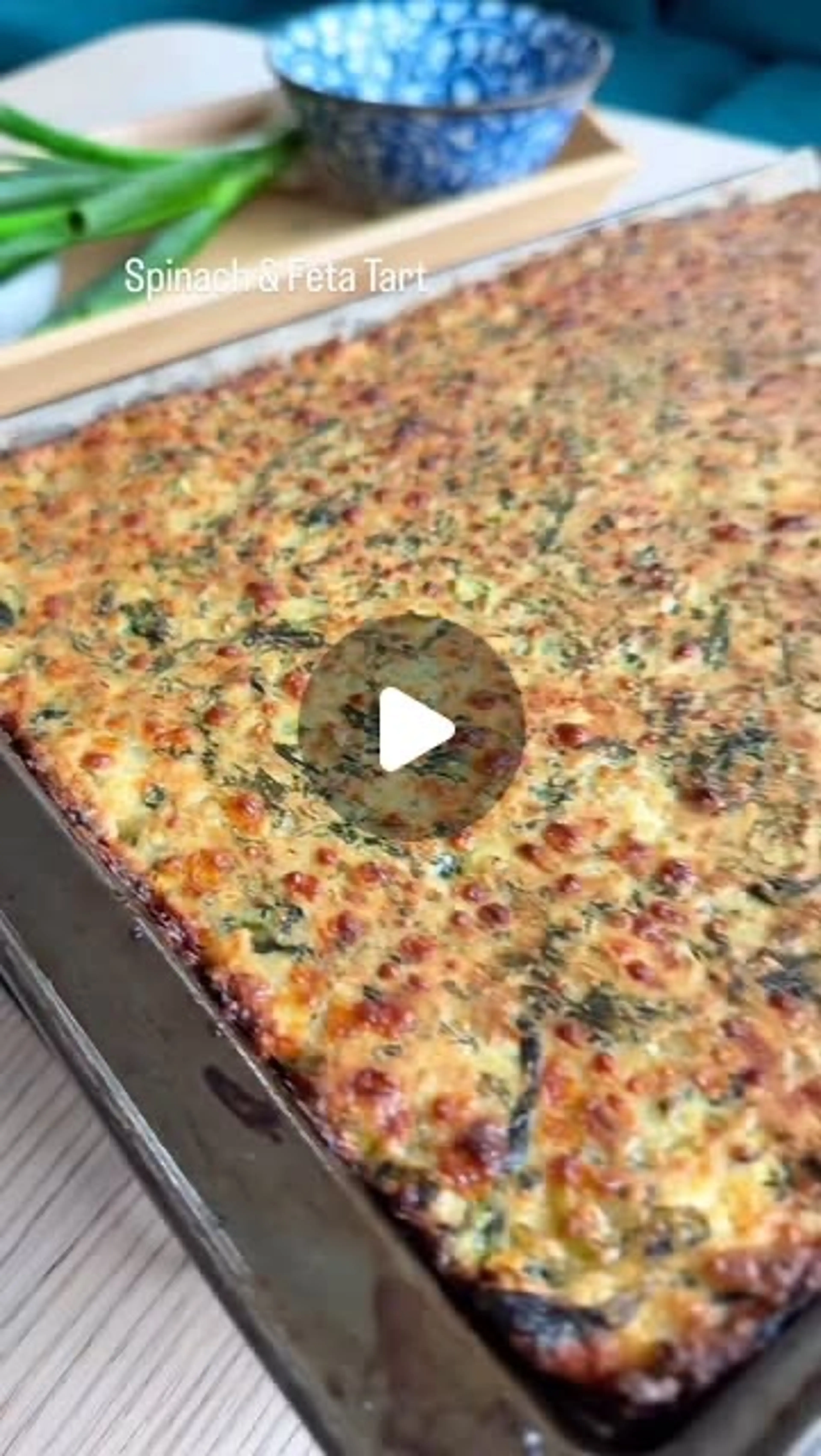 Spinach & Feta Tart Recipe