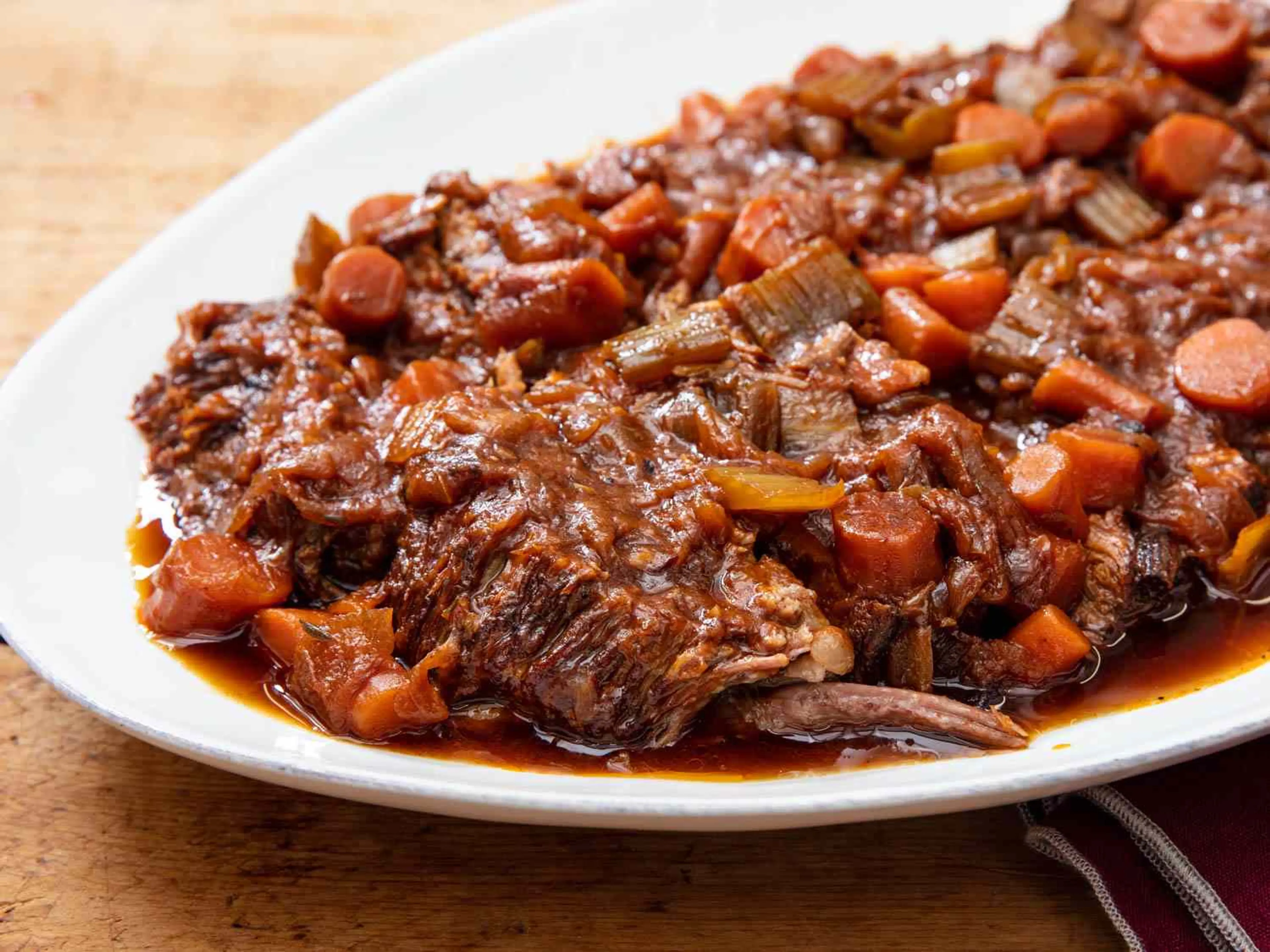 Pressure Cooker Jewish-Style Braised Brisket With Onions and