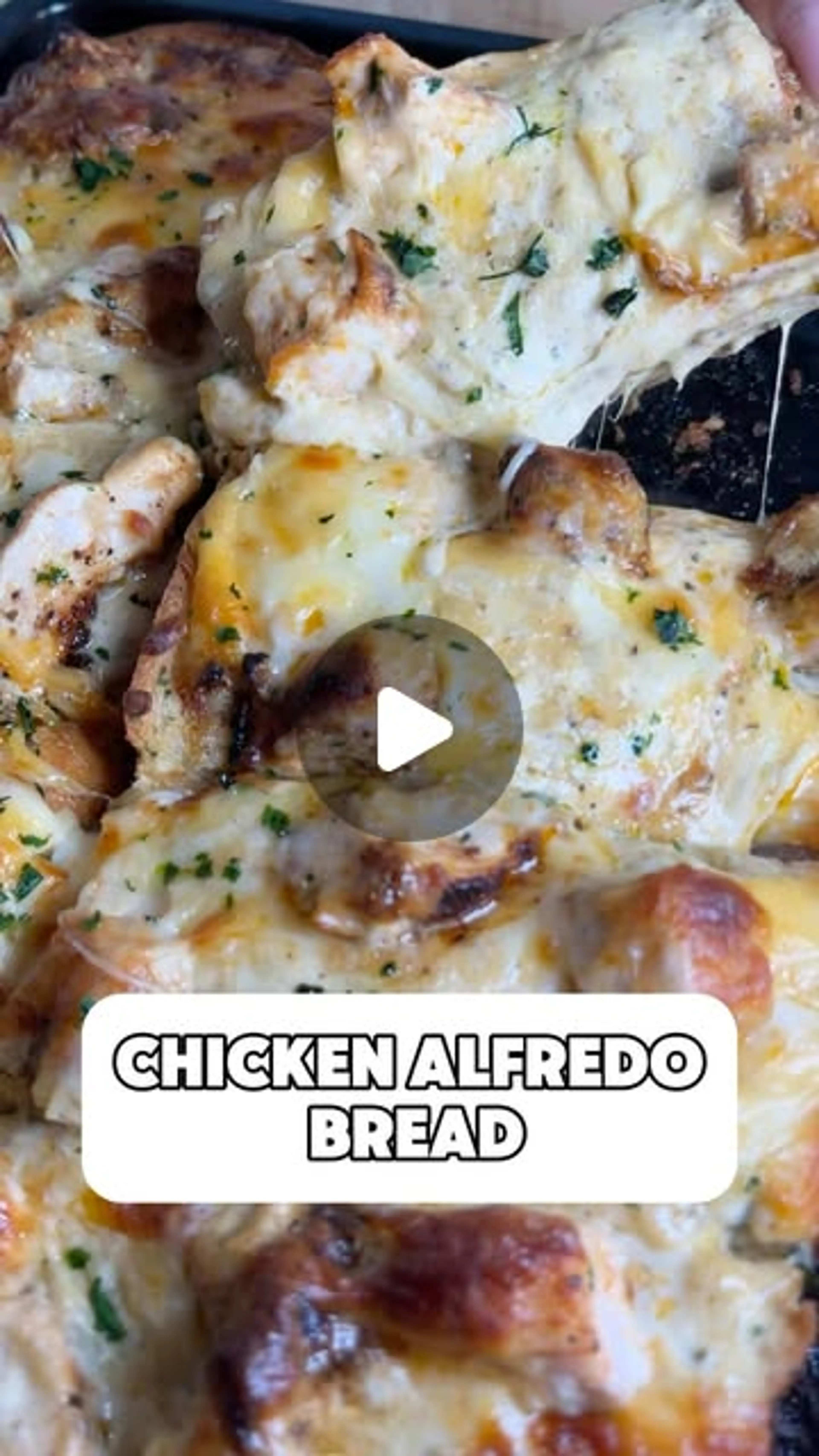 Chicken Alfredo Bread