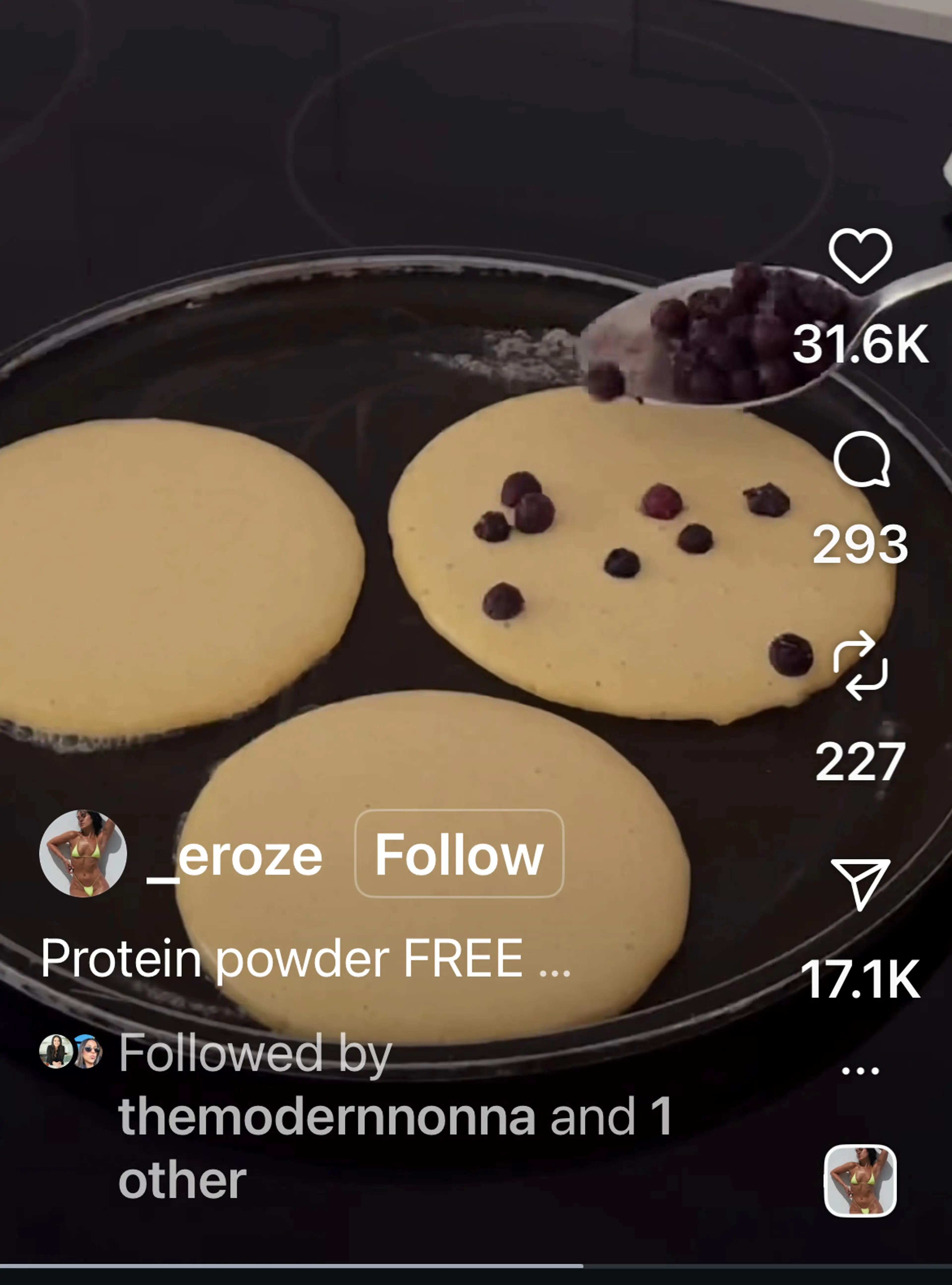 Protein Powder Free.. Protein Pancakes