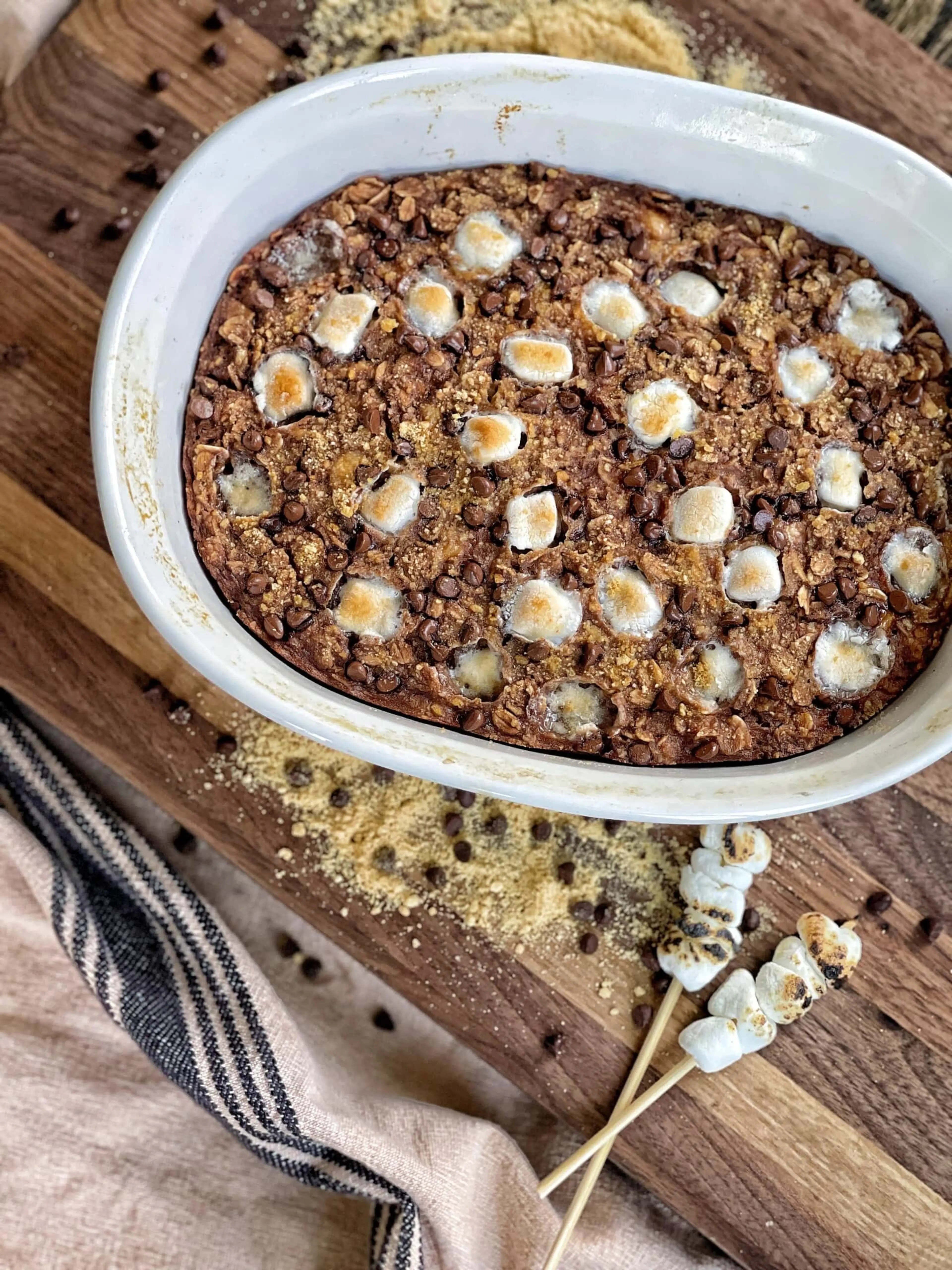 S'mores Baked Oatmeal