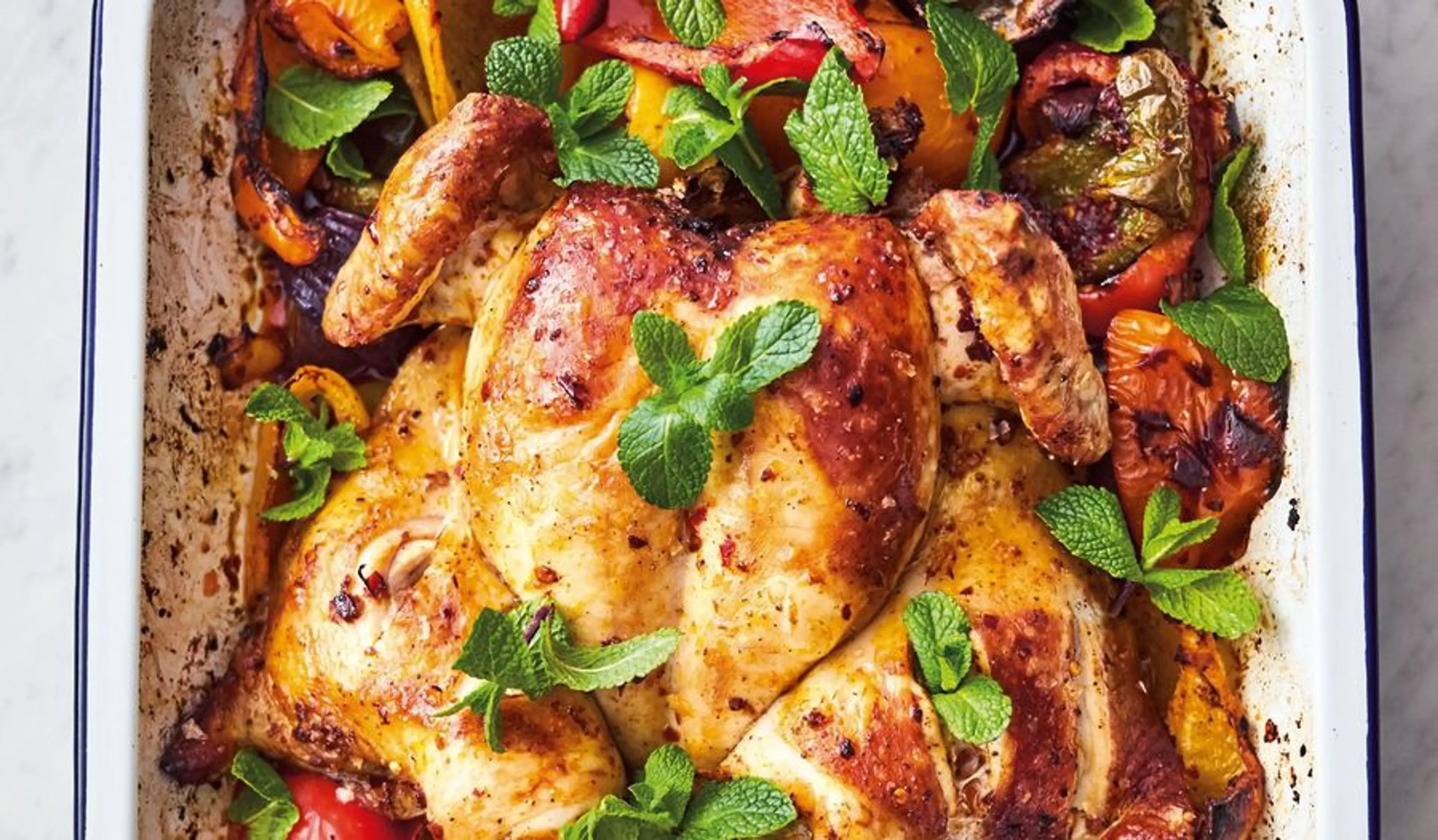 Harissa Chicken Traybake