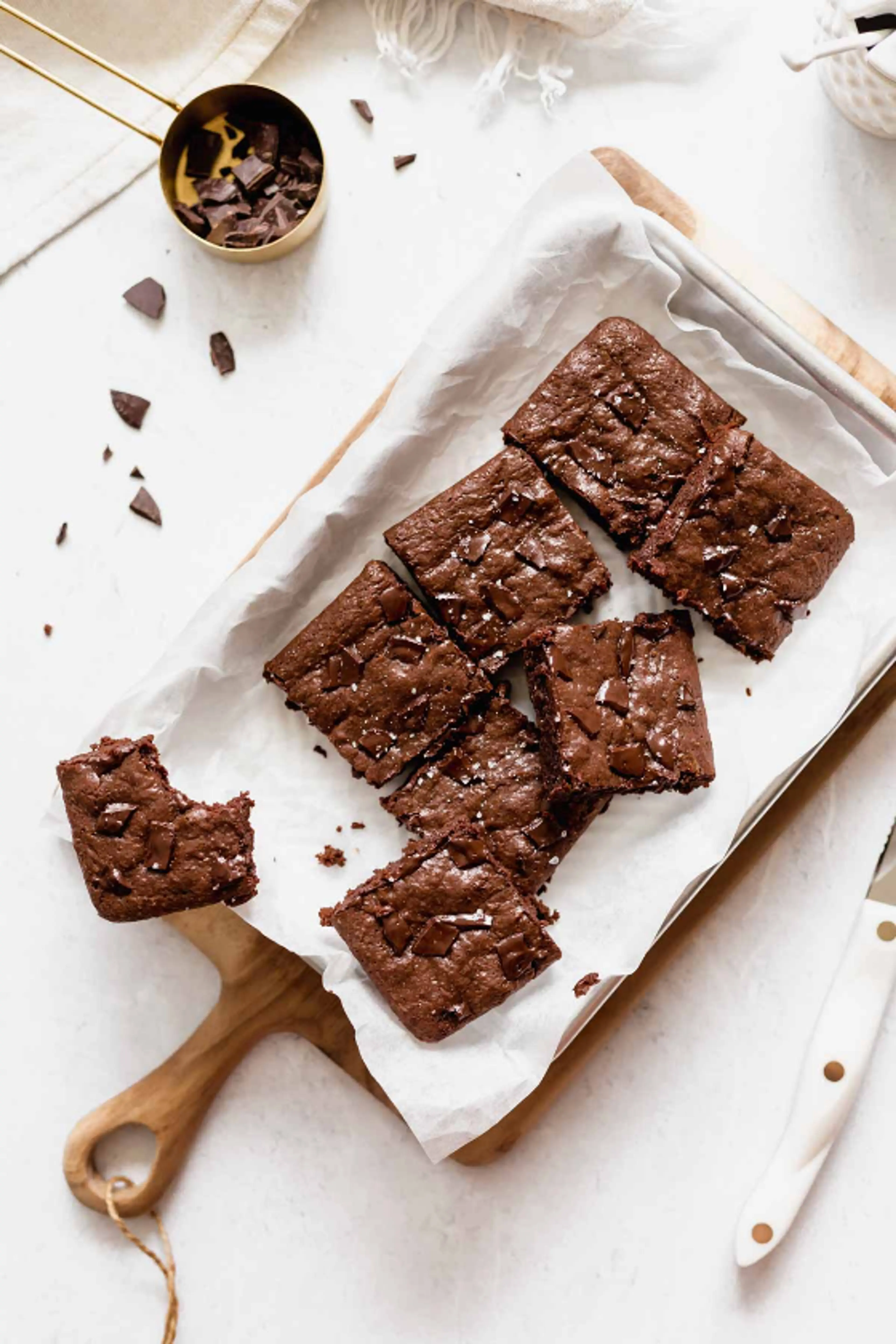 Small Batch Brownies in a Loaf Pan