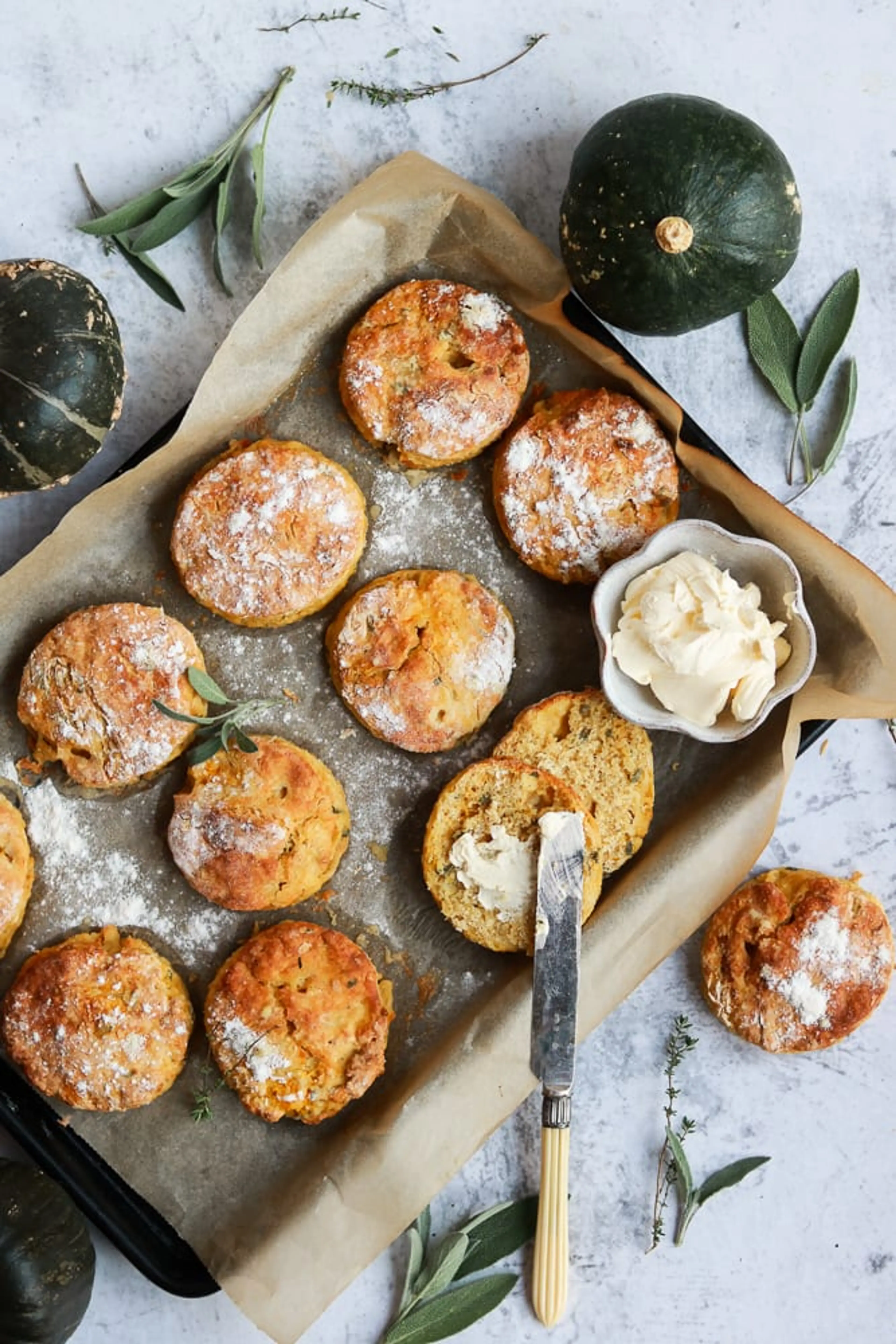 Savory Pumpkin Cheese Scones