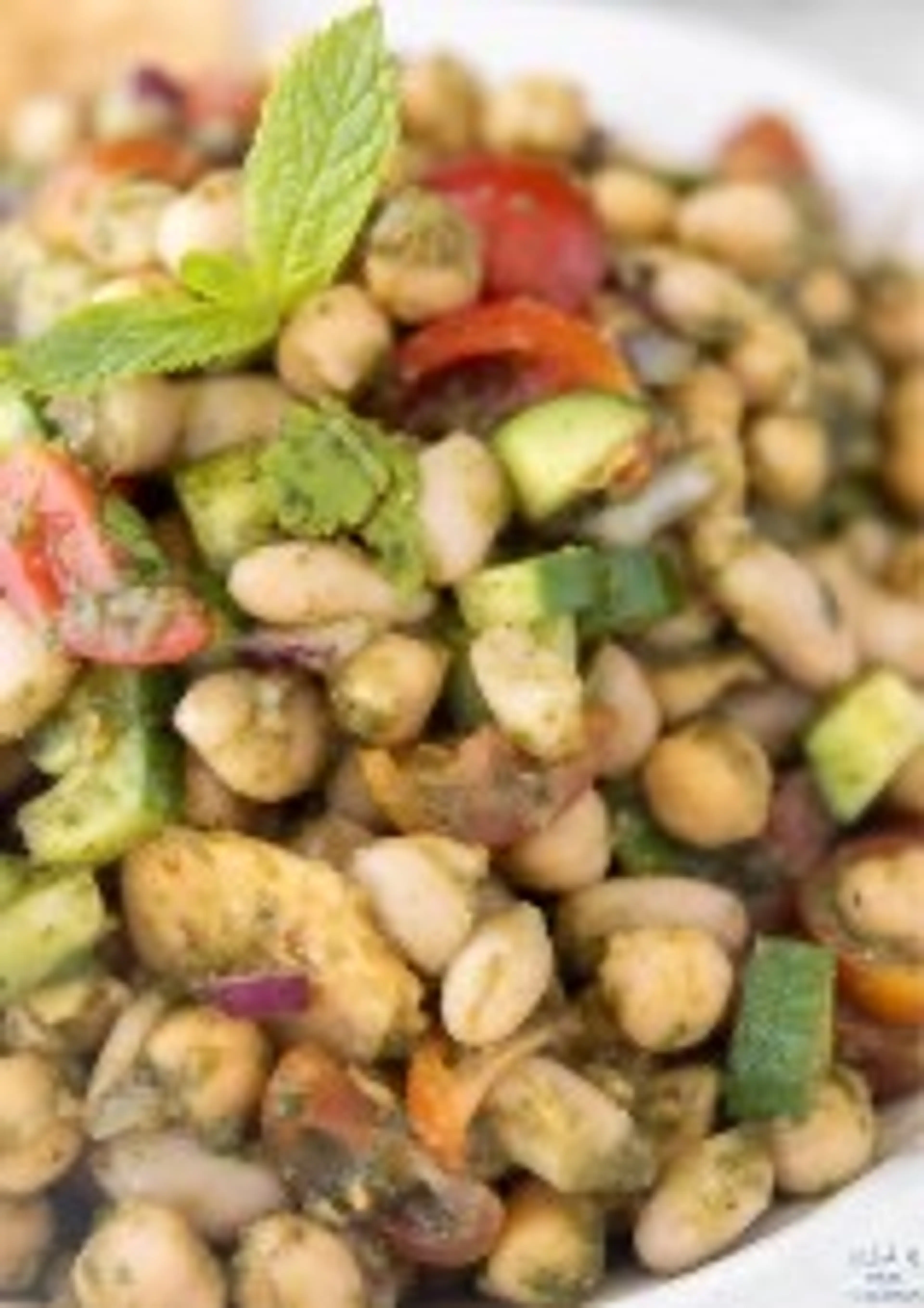 Pani Puri Dense Bean Salad