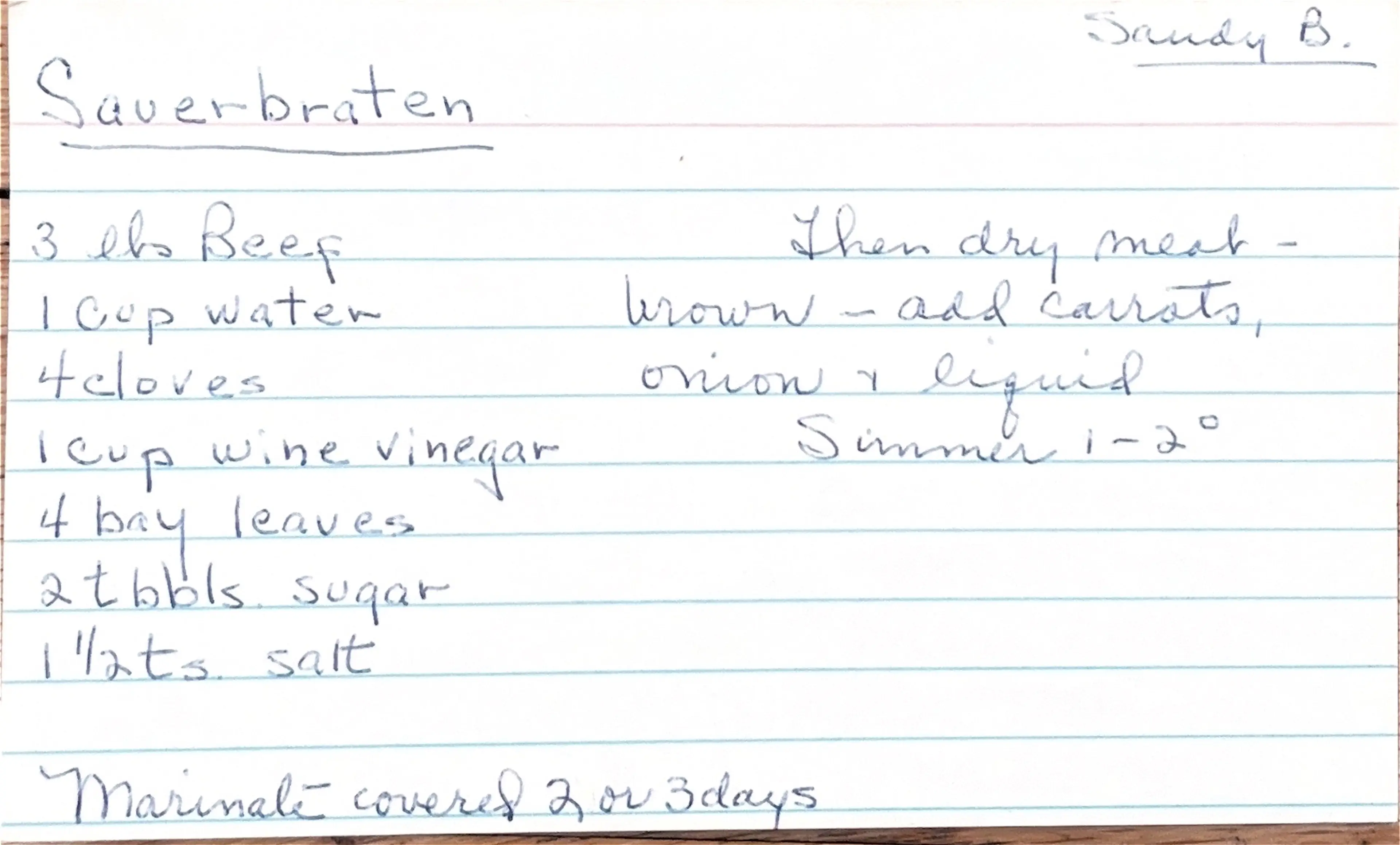 Sauerbraten