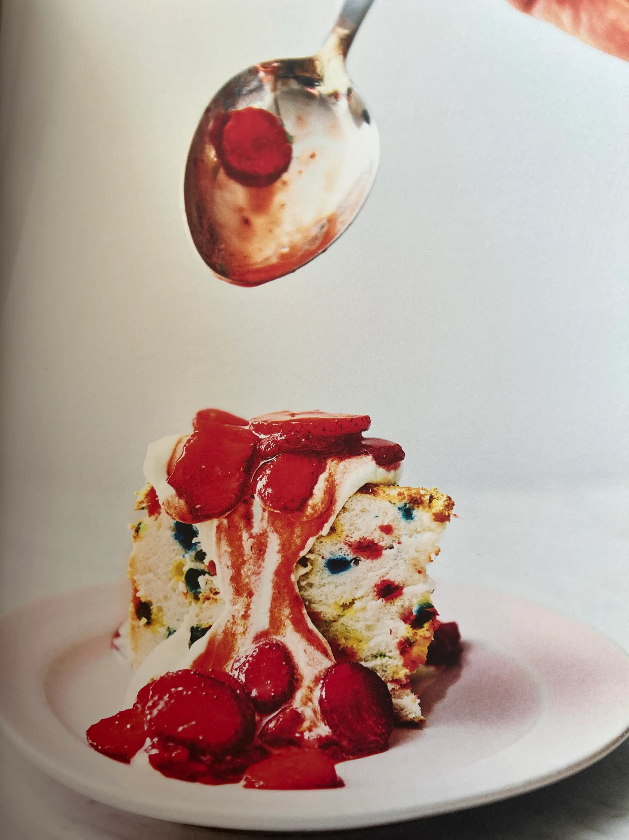 Whole Wheat Angel Food Cake, with Sprinkles!