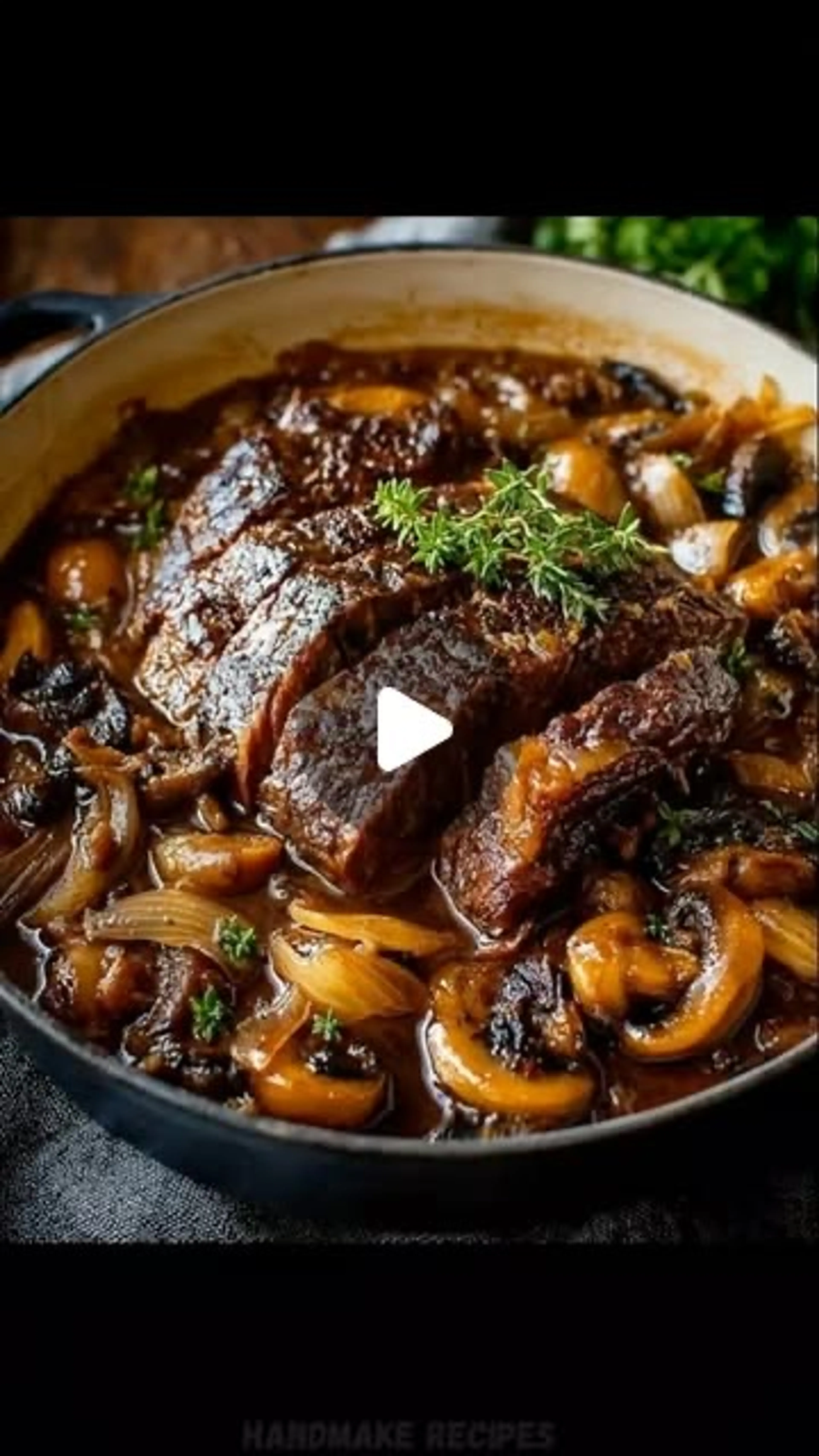 French Onion Mushroom Pot Roast