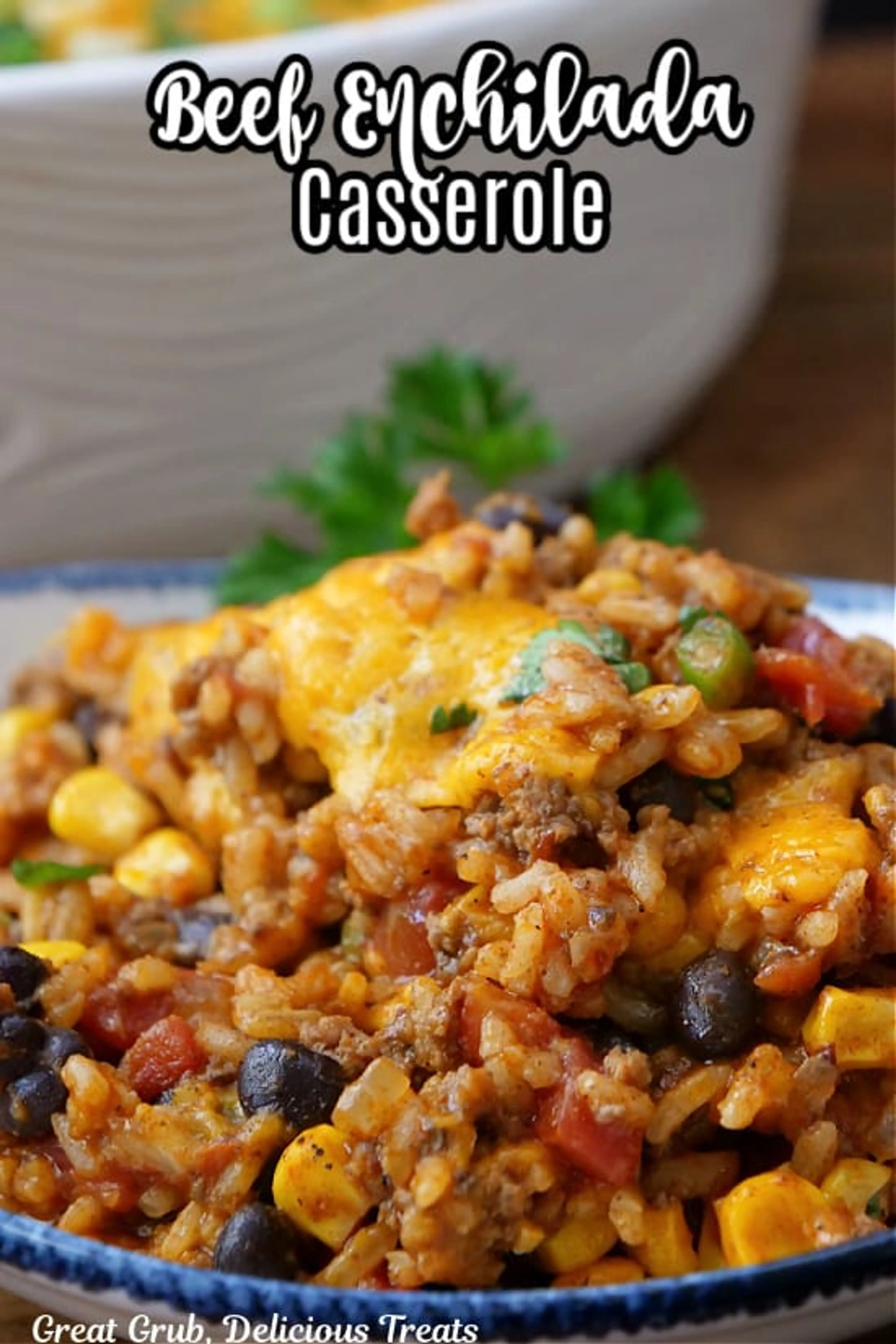 Beef Enchilada Casserole with Rice