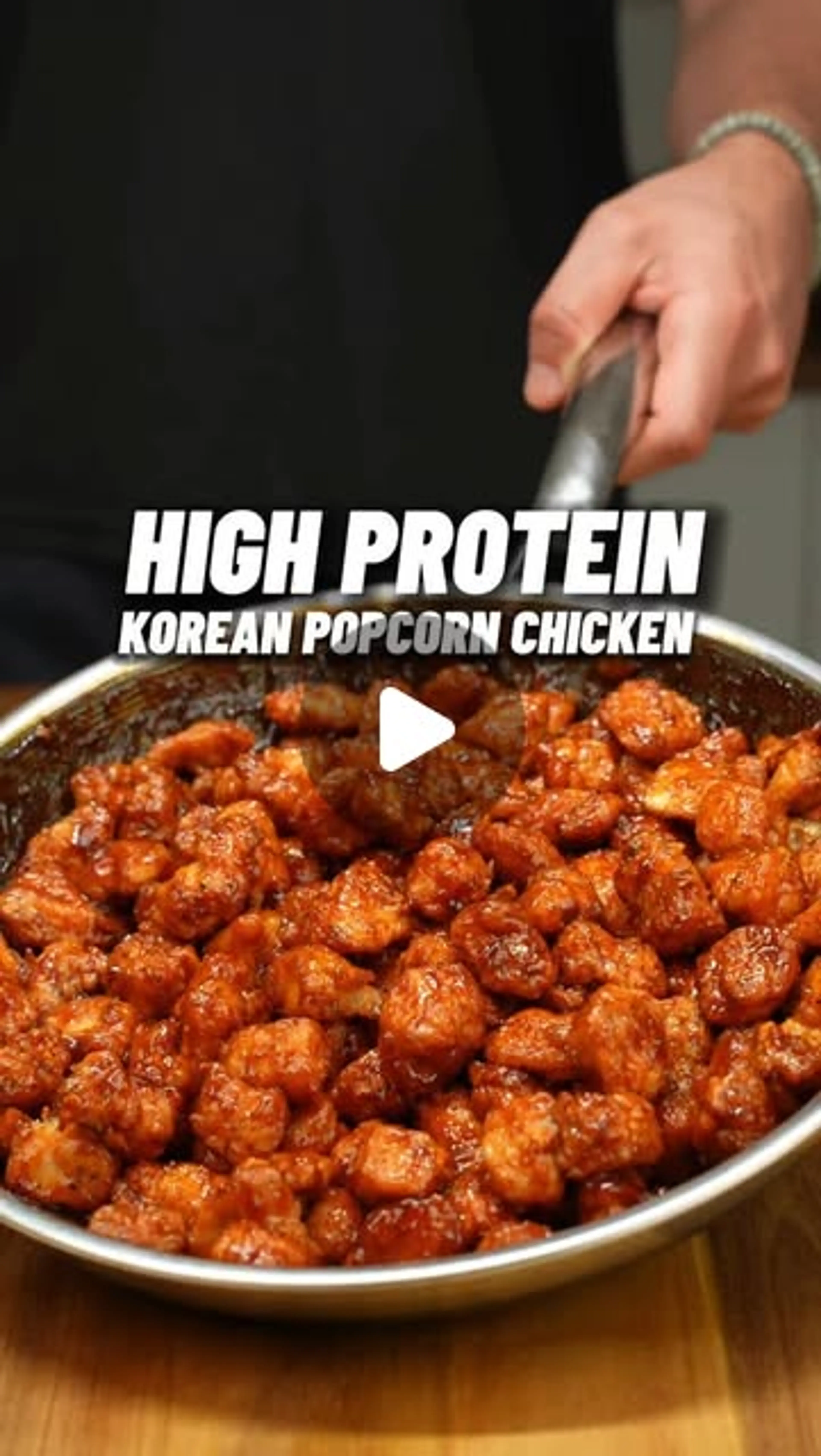 High Protein Crispy Korean Popcorn Chicken