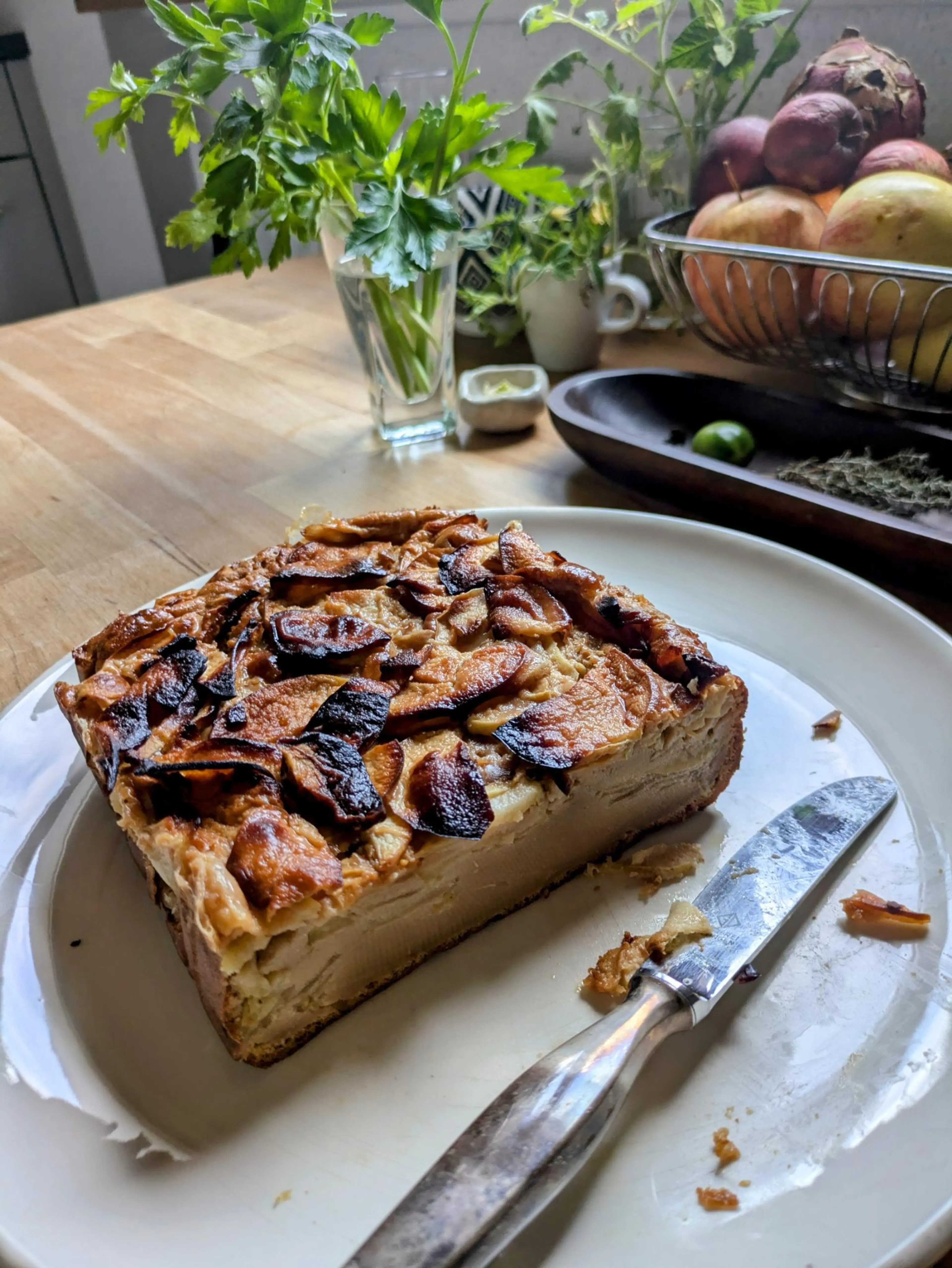 Gâteau invisible aux pommes